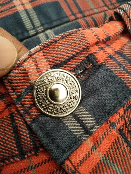 Japanese Brand Japanese Brand Red Tartan Checkered Pants Size US 31 - 7 Thumbnail