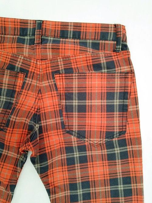 Japanese Brand Japanese Brand Red Tartan Checkered Pants Size US 31 - 5 Thumbnail