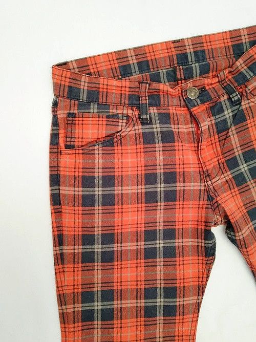 Japanese Brand Japanese Brand Red Tartan Checkered Pants Size US 31 - 4 Thumbnail