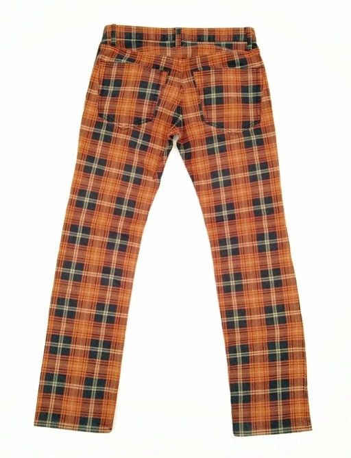 Japanese Brand Japanese Brand Red Tartan Checkered Pants Size US 31 - 2 Thumbnail