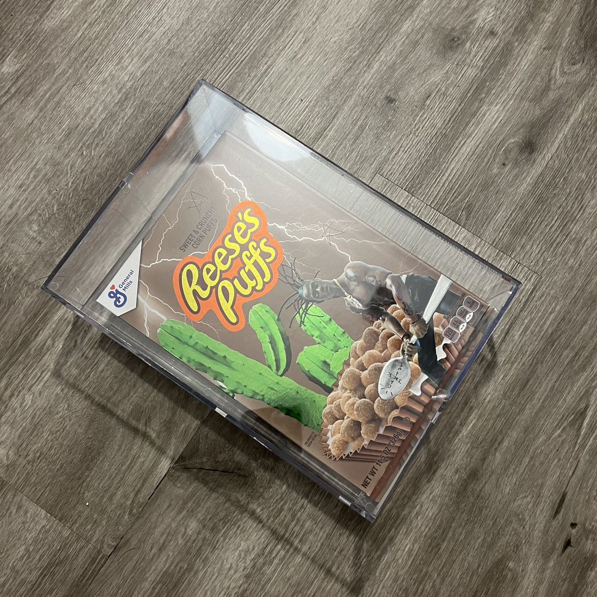 image of Travis Scott X Reese’S Puffs Limited Edition Cereal in Brown, Men's