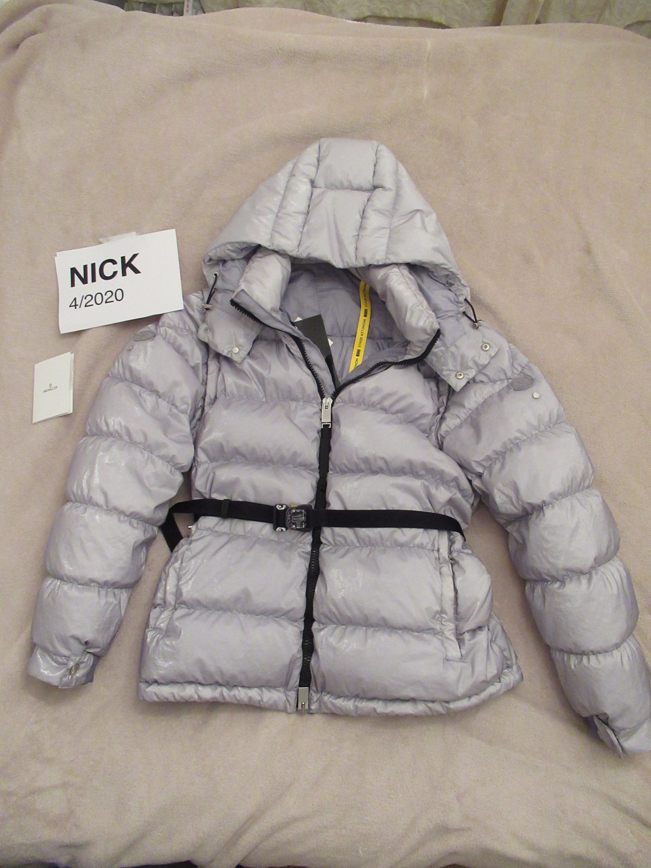 1017 ALYX 9SM × Moncler MONCLER ALYX Phobos Rollercoaster buckle Silver Jacket size3 Size US L / EU 52-54 / 3 - 2 Thumbnail