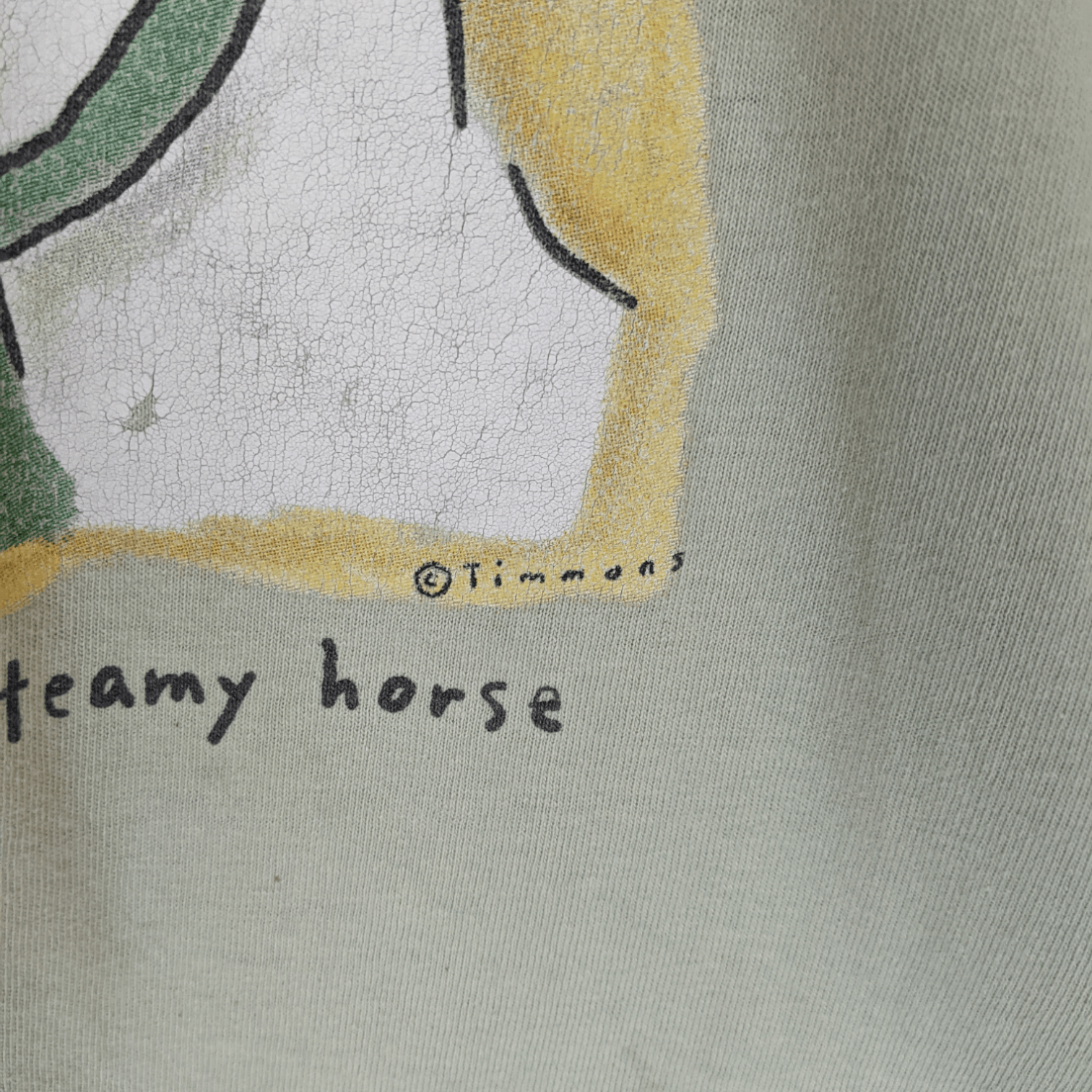 Gildan 2000's Happiness Is A Warm Painting By Timmons T-Shirt Size US L / EU 52-54 / 3 - 5 Thumbnail