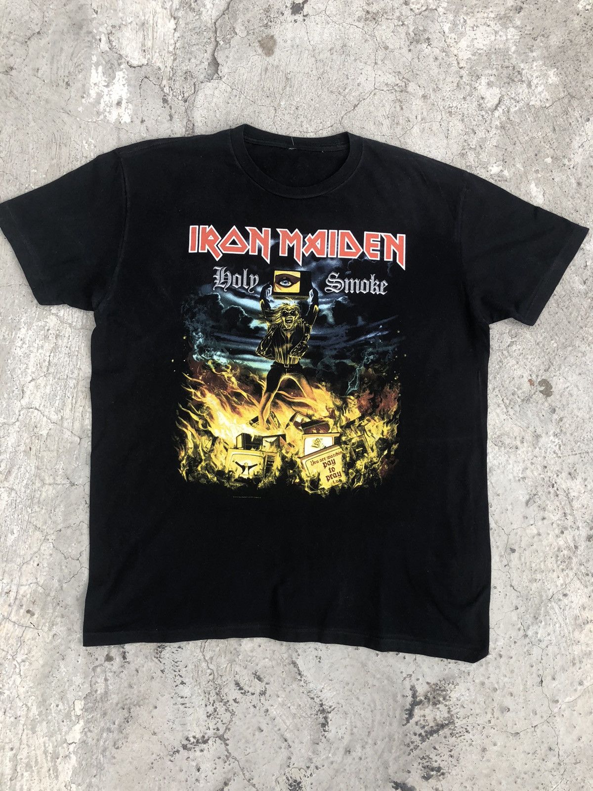 Iron Maiden Iron Maiden holy smoke Grailed