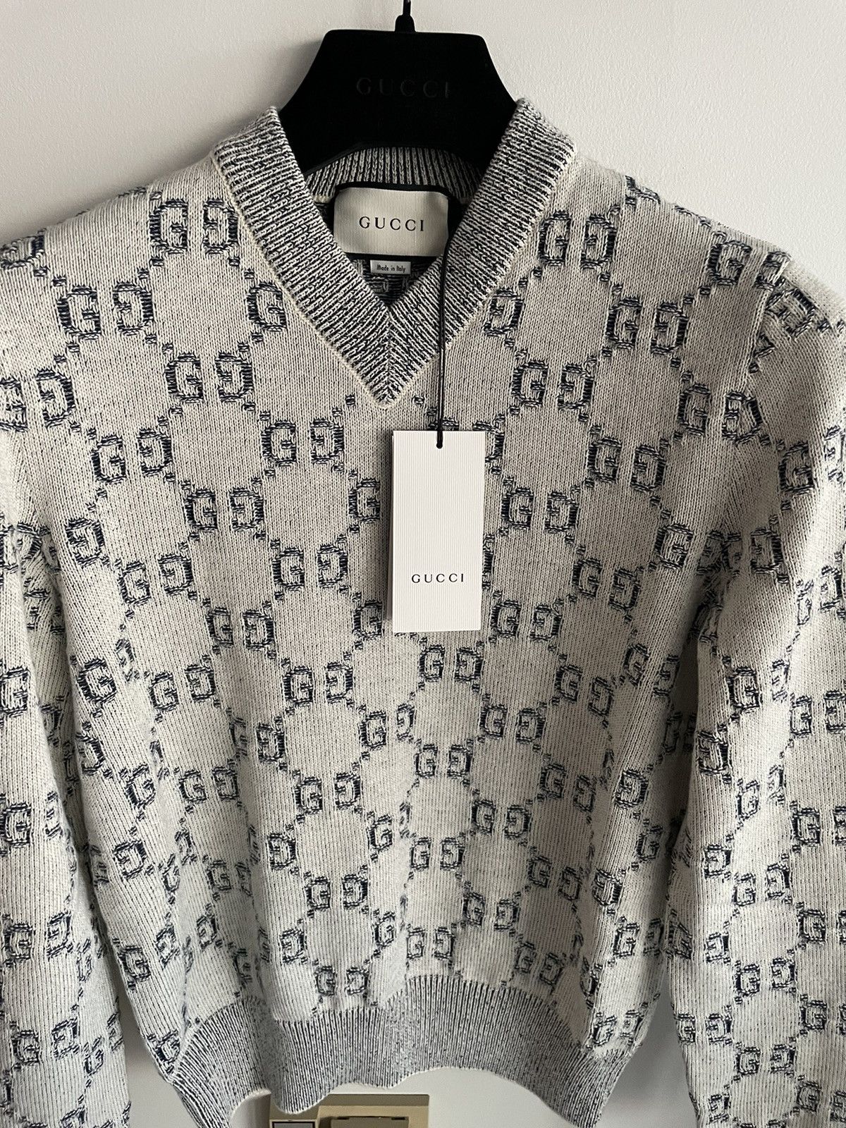 Gucci $2kRare Limited Edition Brand NEW GG Monogram Runway Sweater Size US S / EU 44-46 / 1 - 7 Thumbnail