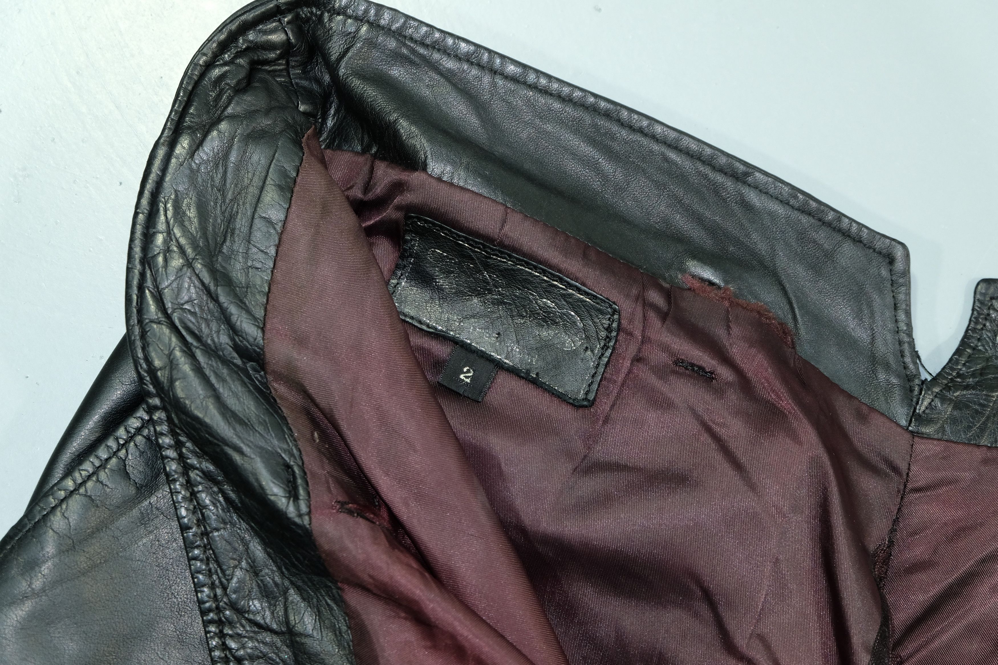 Vintage Black Soft Leather Pants Size US 32 / EU 48 - 11 Thumbnail