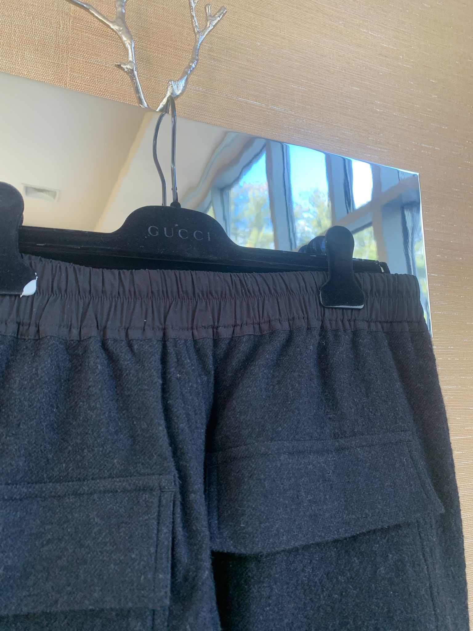 Rick Owens FW19 Drawstring Astaires Cropped in Anthracite Size US 36 / EU 52 - 14 Thumbnail