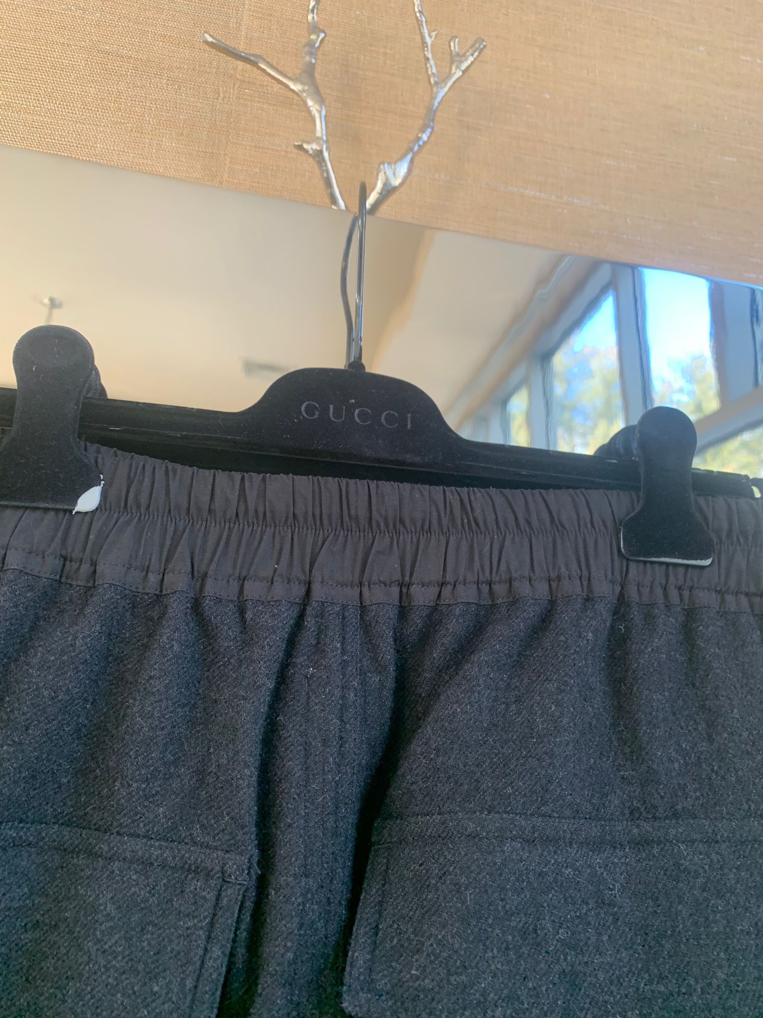Rick Owens FW19 Drawstring Astaires Cropped in Anthracite Size US 36 / EU 52 - 15 Thumbnail
