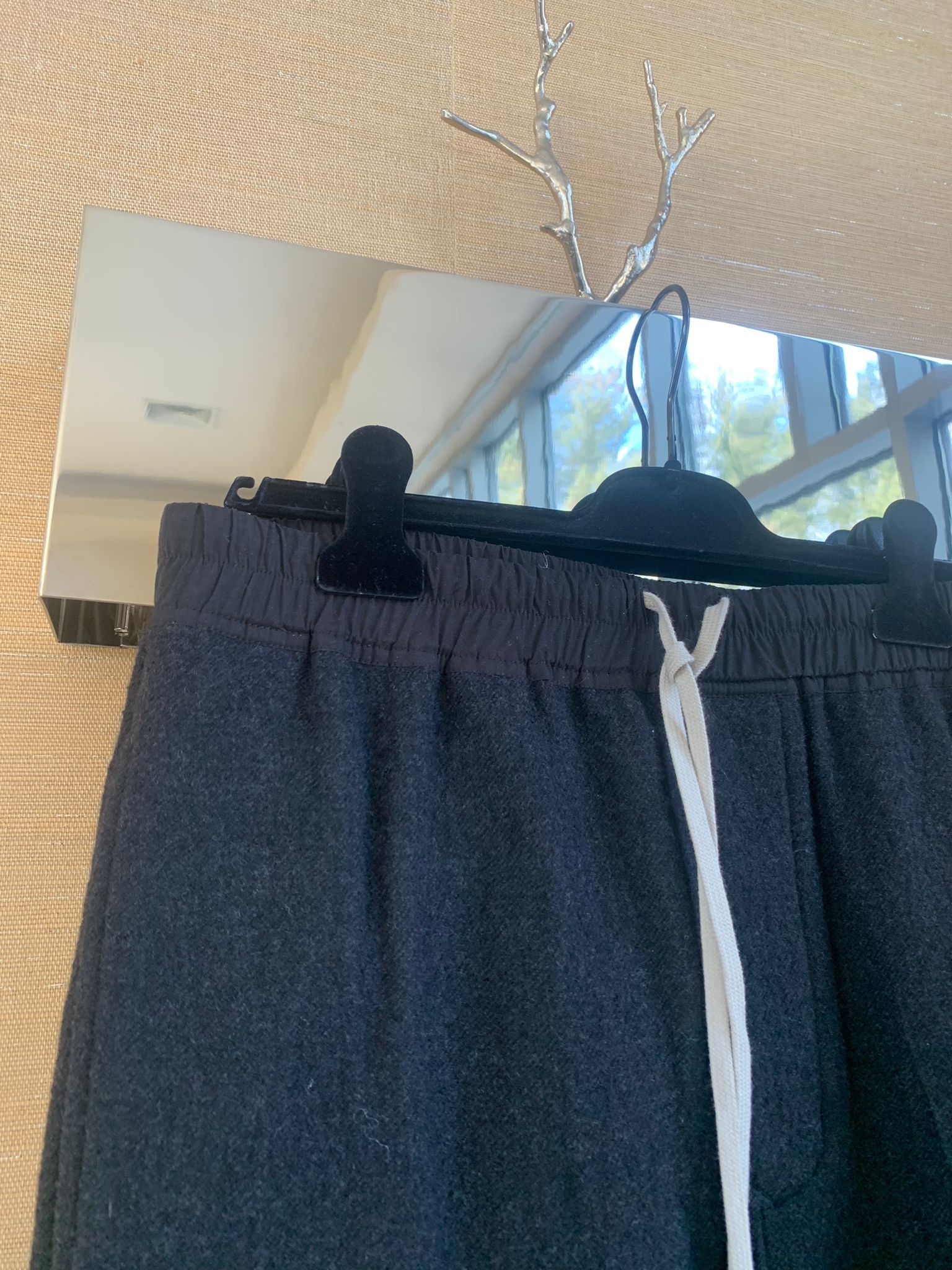 Rick Owens FW19 Drawstring Astaires Cropped in Anthracite Size US 36 / EU 52 - 8 Thumbnail