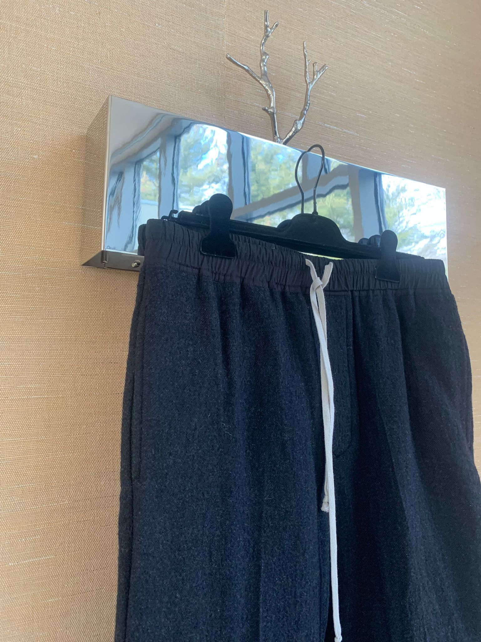 Rick Owens FW19 Drawstring Astaires Cropped in Anthracite Size US 36 / EU 52 - 5 Thumbnail