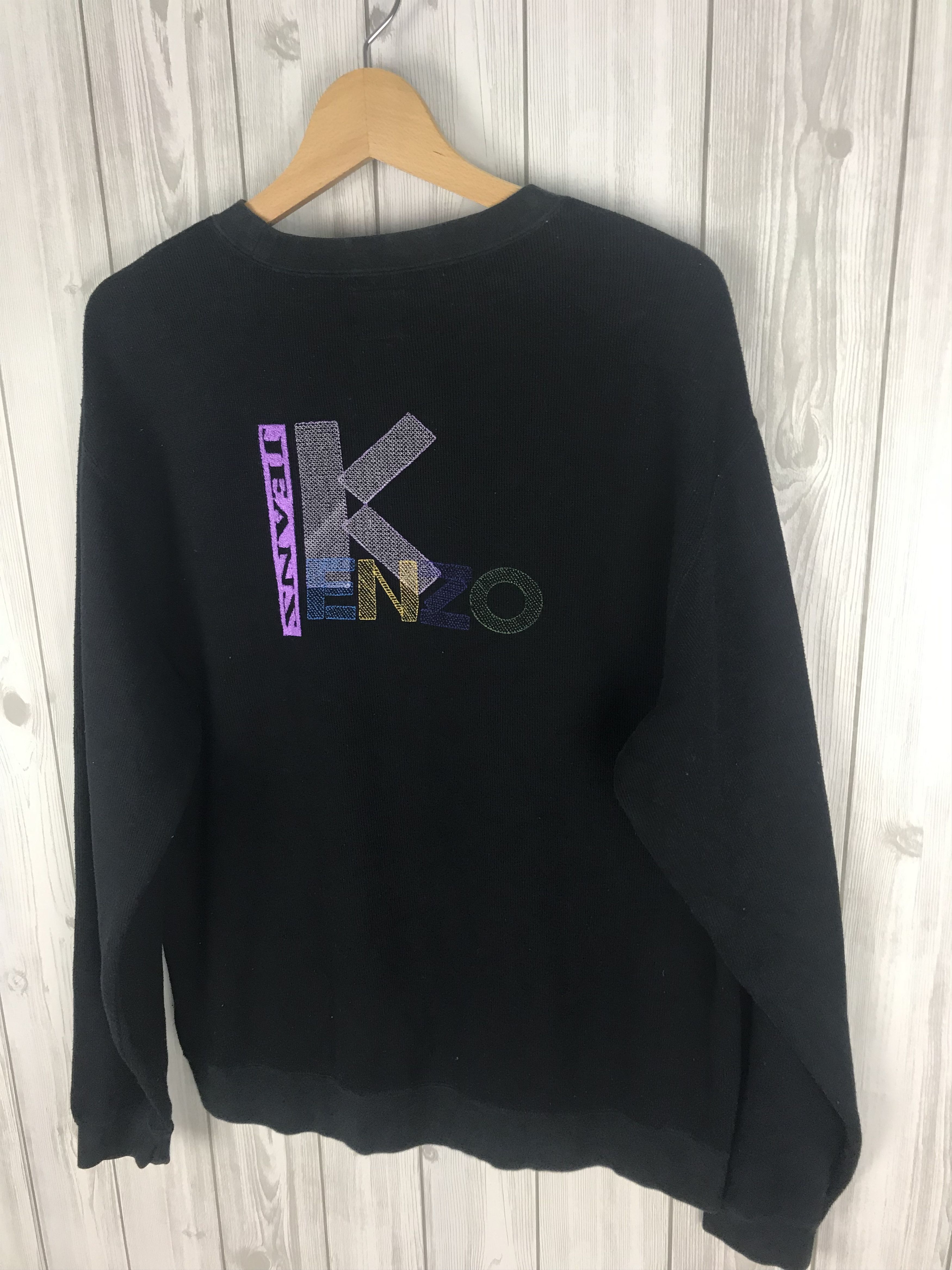 Kenzo Vintage KENZO JEANS Embroidered Sweatshirt Size US M / EU 48-50 / 2 - 4 Thumbnail