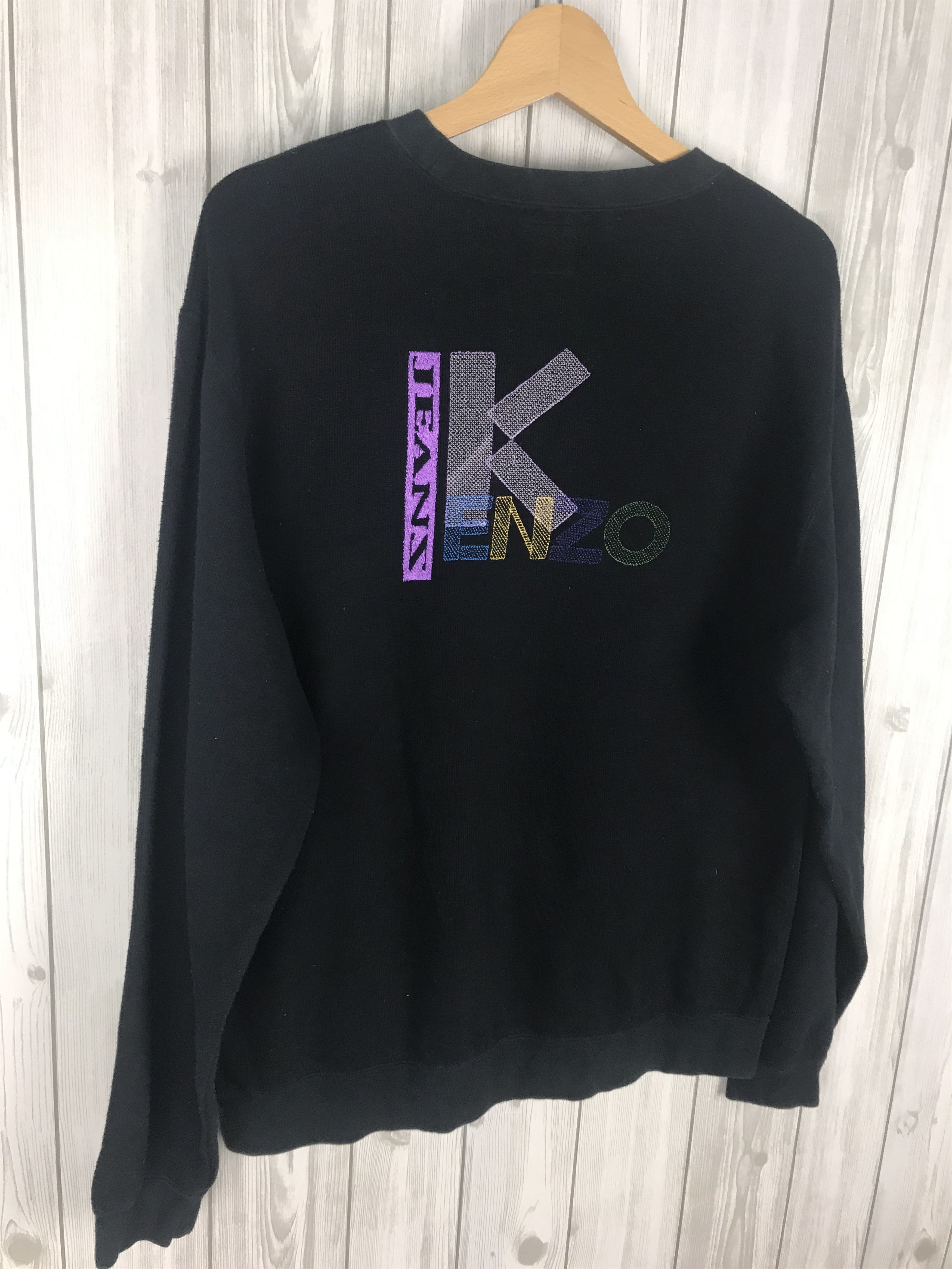 Kenzo Vintage KENZO JEANS Embroidered Sweatshirt Size US M / EU 48-50 / 2 - 3 Thumbnail