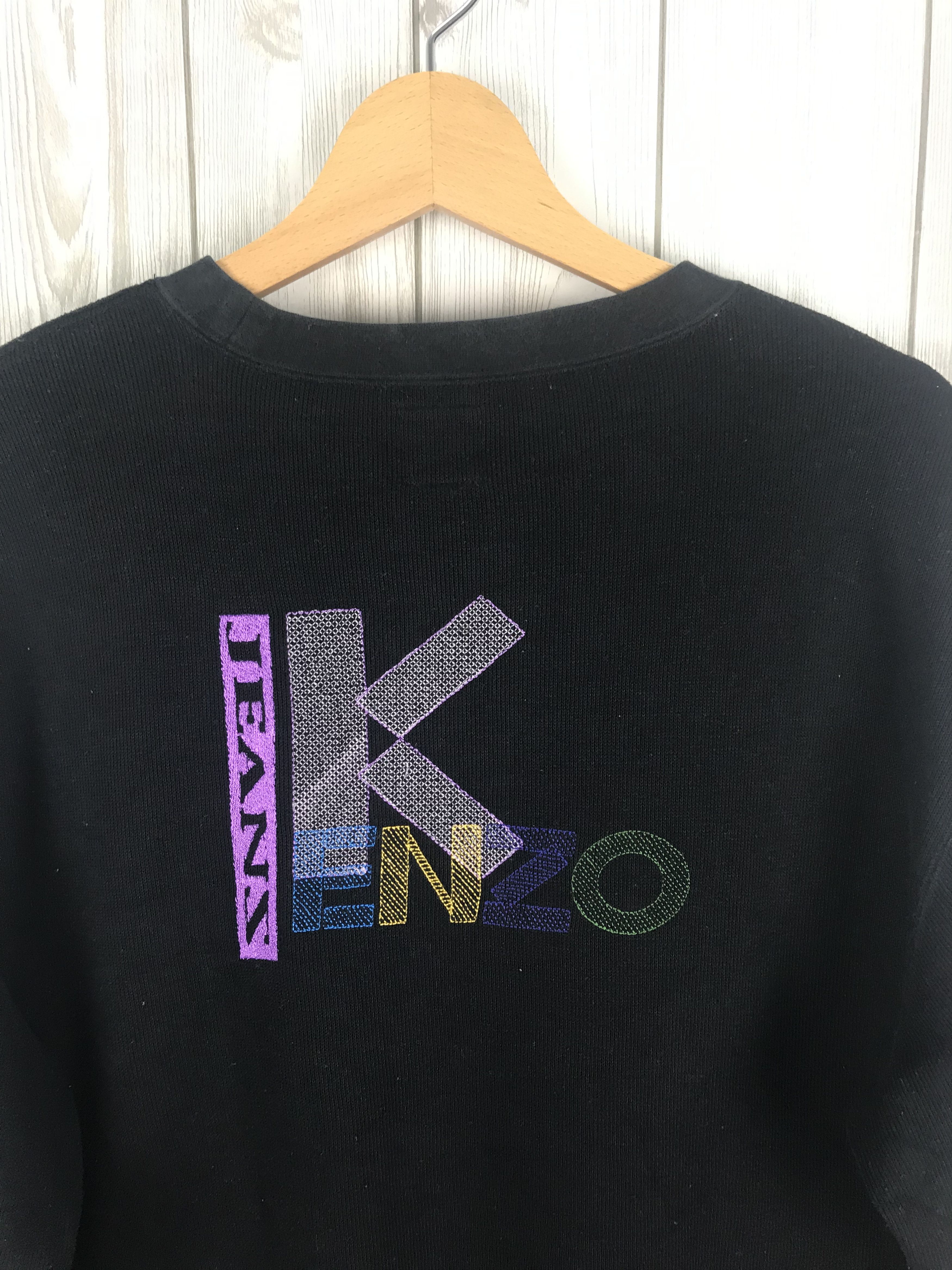 Kenzo Vintage KENZO JEANS Embroidered Sweatshirt Size US M / EU 48-50 / 2 - 5 Thumbnail