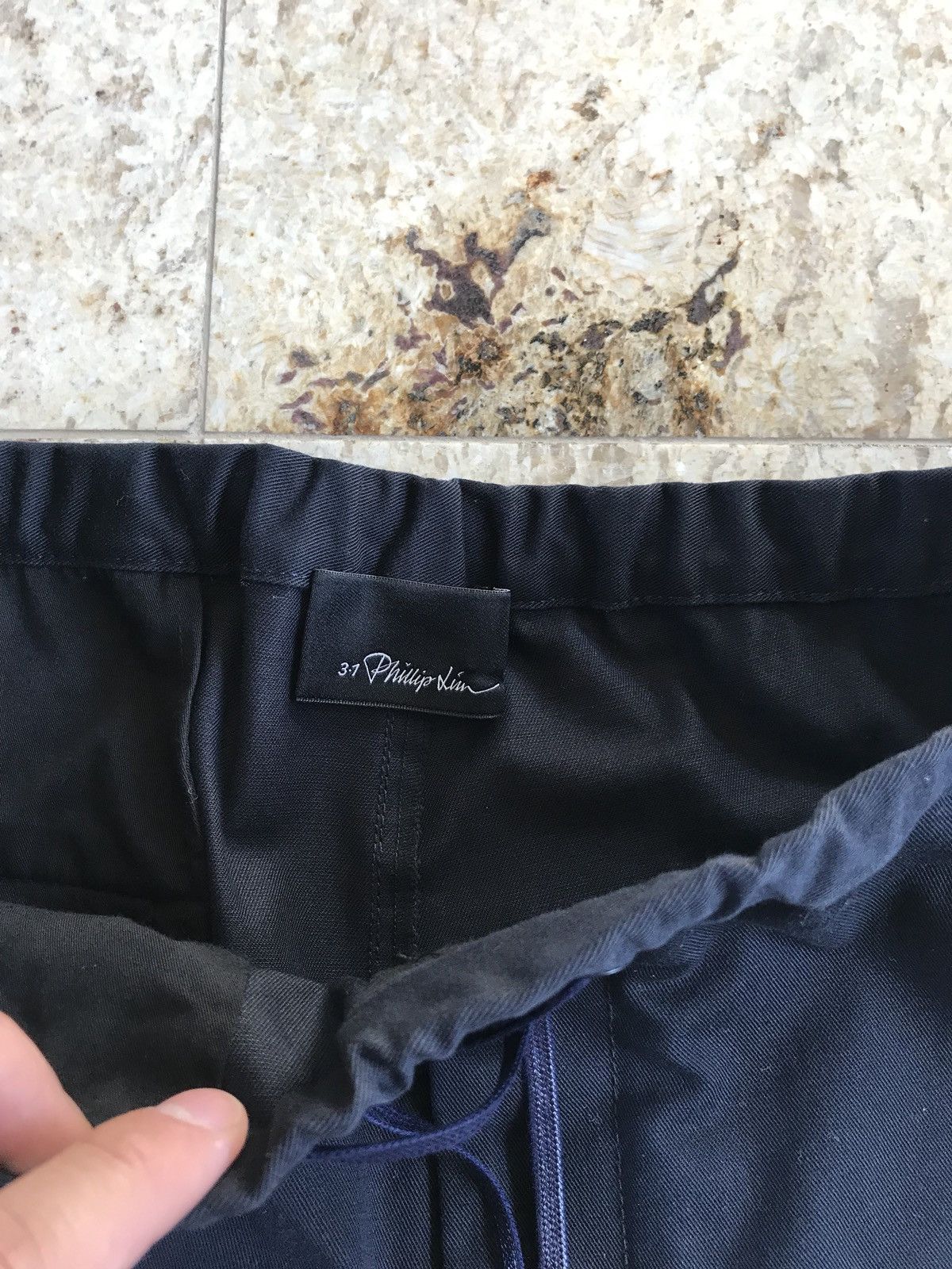 3.1 Phillip Lim Casual Navy Drawstring Pants Size US 36 / EU 52 - 12 Thumbnail