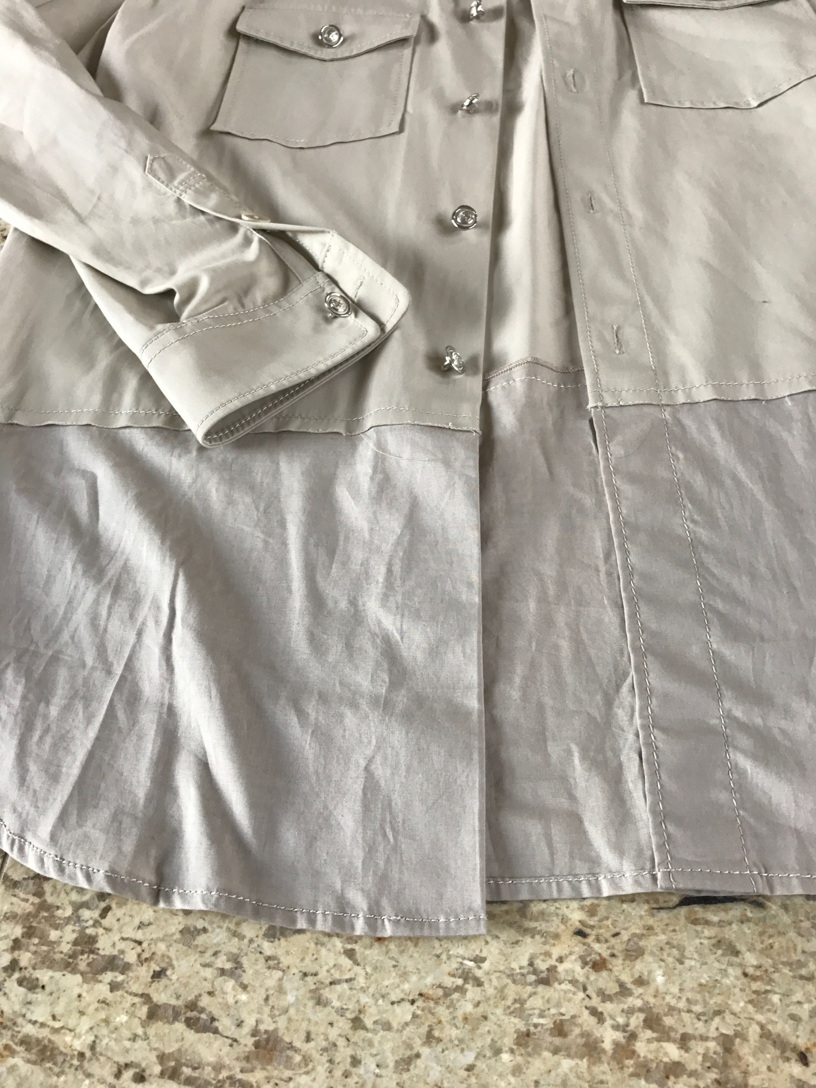 3.1 Phillip Lim SAMPLE - Contrast Neutral Button Up Size US L / EU 52-54 / 3 - 3 Thumbnail