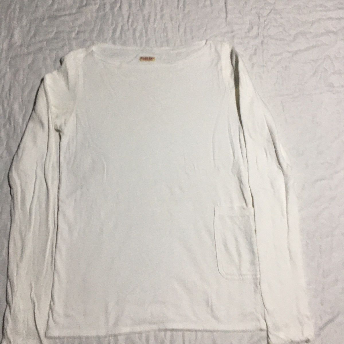 image of Kapital White Longsleeve Side Pocket, Men's (Size Small)