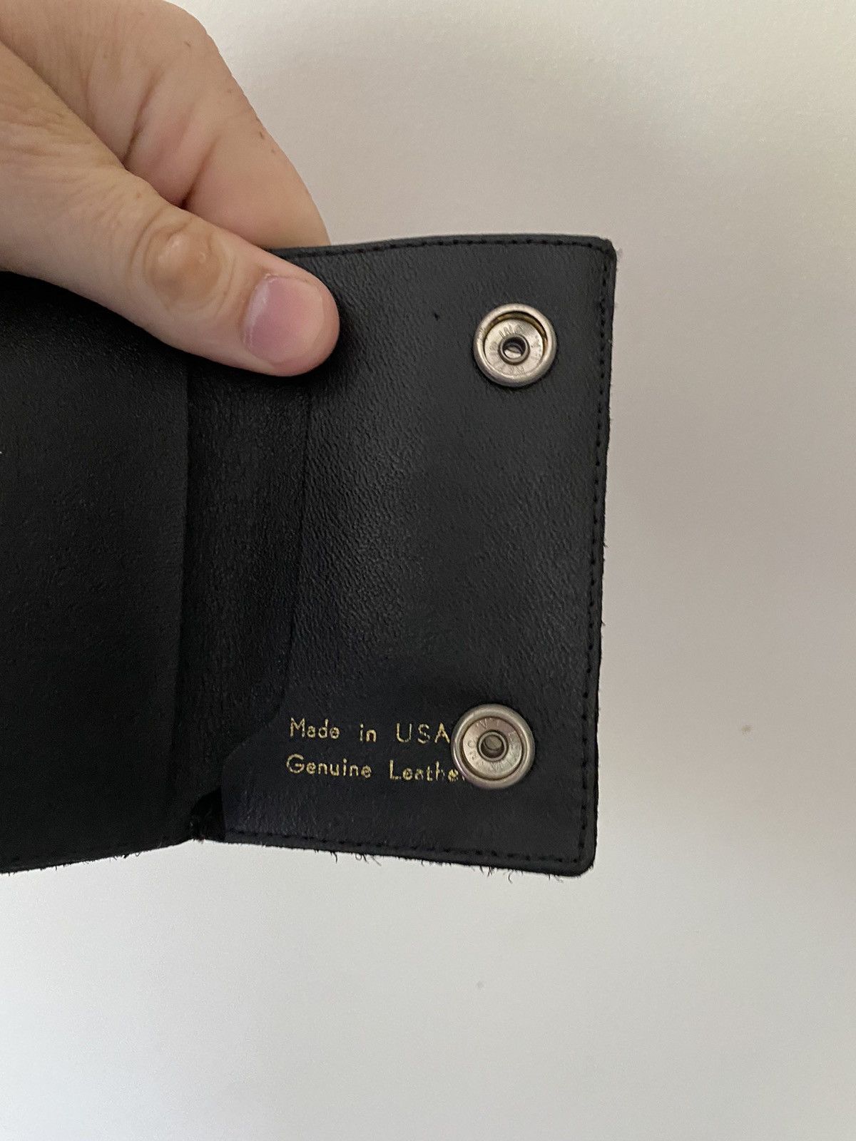 No Fear × Vintage Vintage 90’s No Fear Leather Wallet Made in USA Size ONE SIZE - 3 Thumbnail