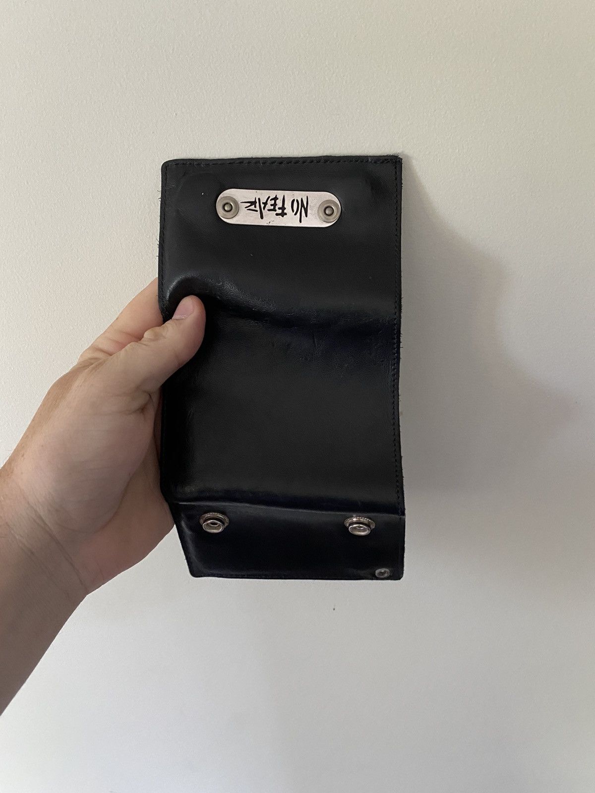 No Fear × Vintage Vintage 90’s No Fear Leather Wallet Made in USA Size ONE SIZE - 2 Thumbnail