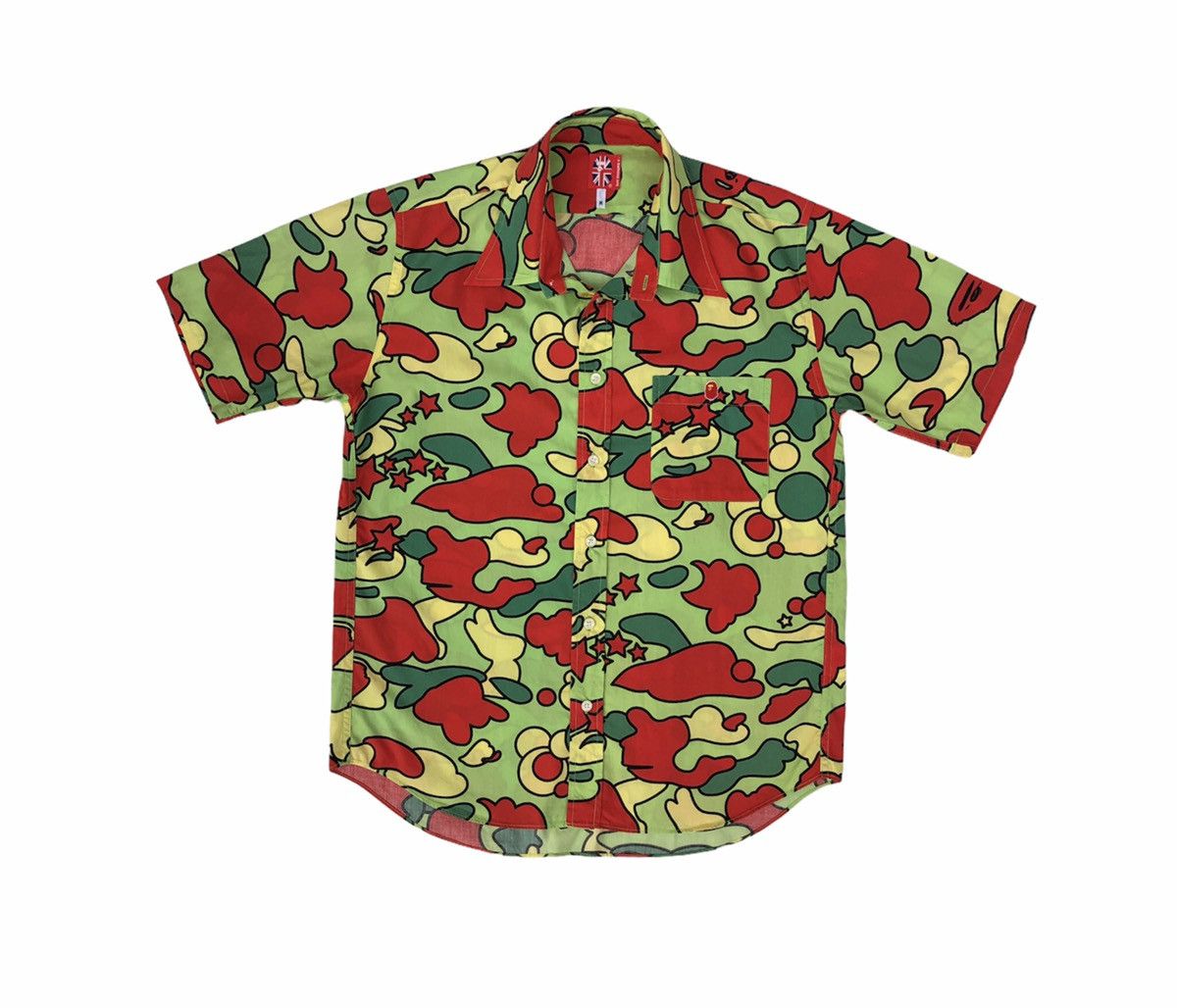 Bape OG Vintage Bape Psycje Camo Button Shirt Size US M / EU 48-50 / 2 - 1 Thumbnail