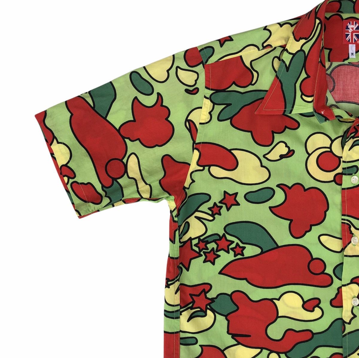 Bape OG Vintage Bape Psycje Camo Button Shirt Size US M / EU 48-50 / 2 - 6 Thumbnail