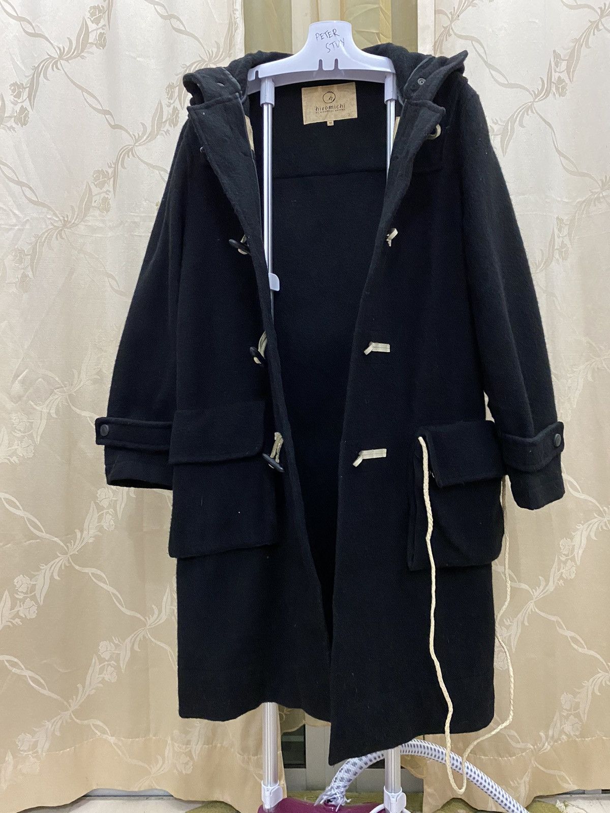 Japanese Brand 🔥HIROMICHI NAKANO DUFFLE LONG JACKET Size US M / EU 48-50 / 2 - 2 Thumbnail