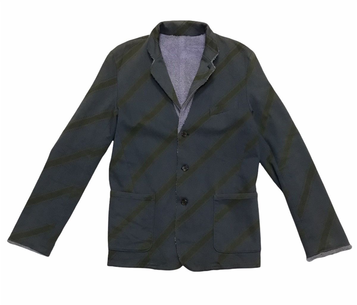 Japanese Brand Undercover AW01-02 reversable fleece suit jacket Size US M / EU 48-50 / 2 - 9 Thumbnail