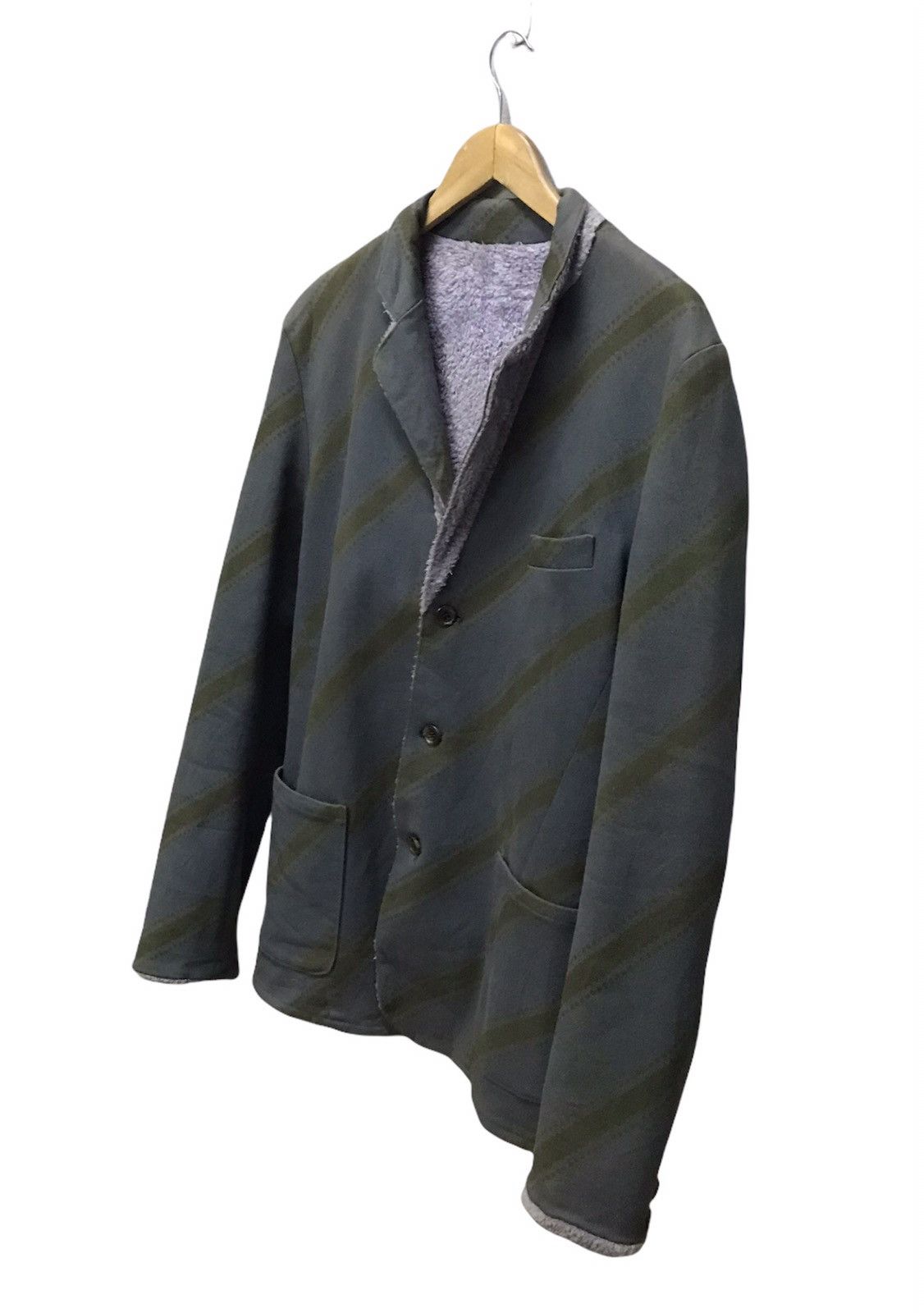 Japanese Brand Undercover AW01-02 reversable fleece suit jacket Size US M / EU 48-50 / 2 - 6 Thumbnail