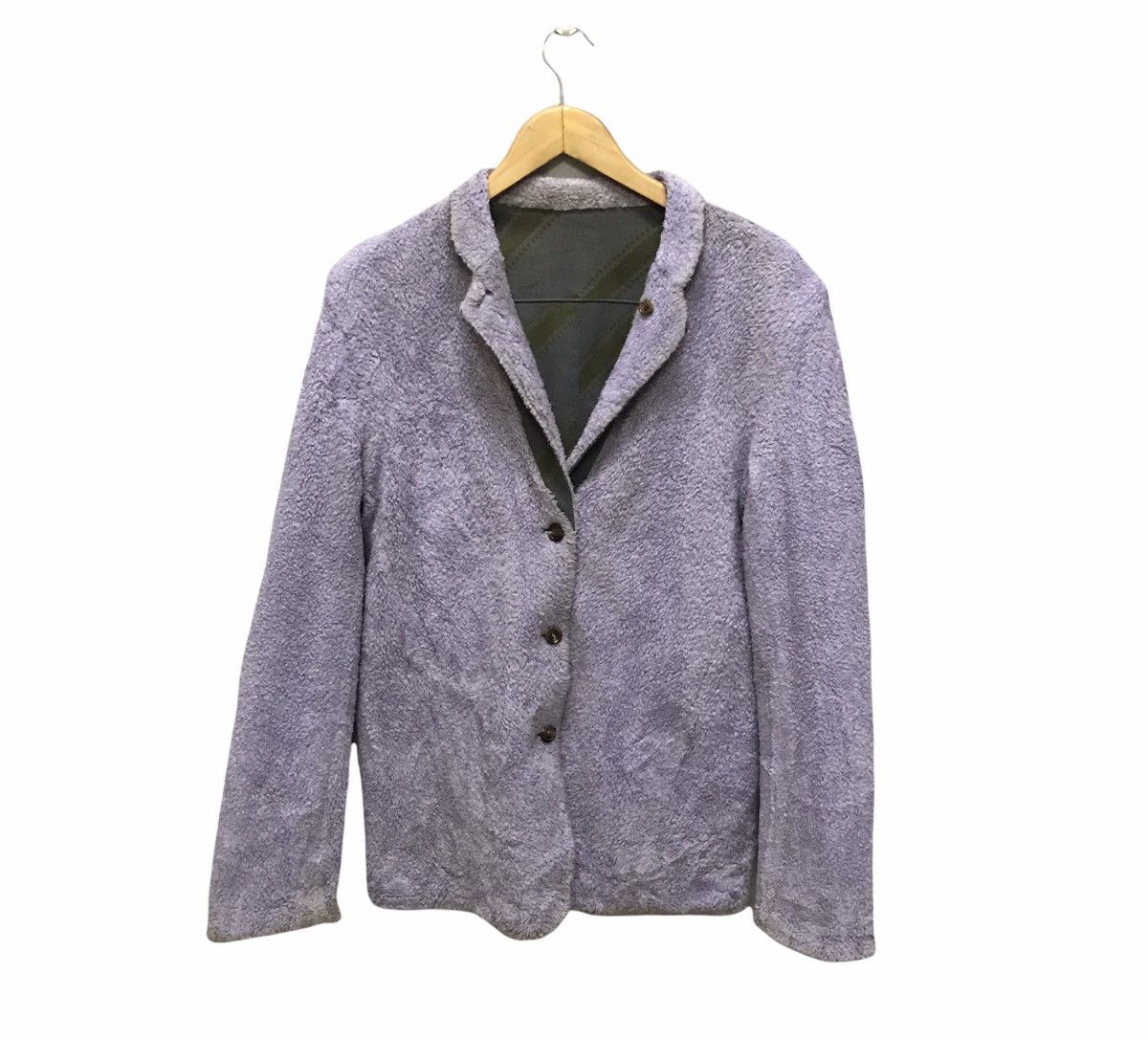 Japanese Brand Undercover AW01-02 reversable fleece suit jacket Size US M / EU 48-50 / 2 - 2 Thumbnail