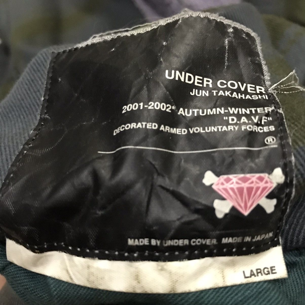 Japanese Brand Undercover AW01-02 reversable fleece suit jacket Size US M / EU 48-50 / 2 - 13 Thumbnail
