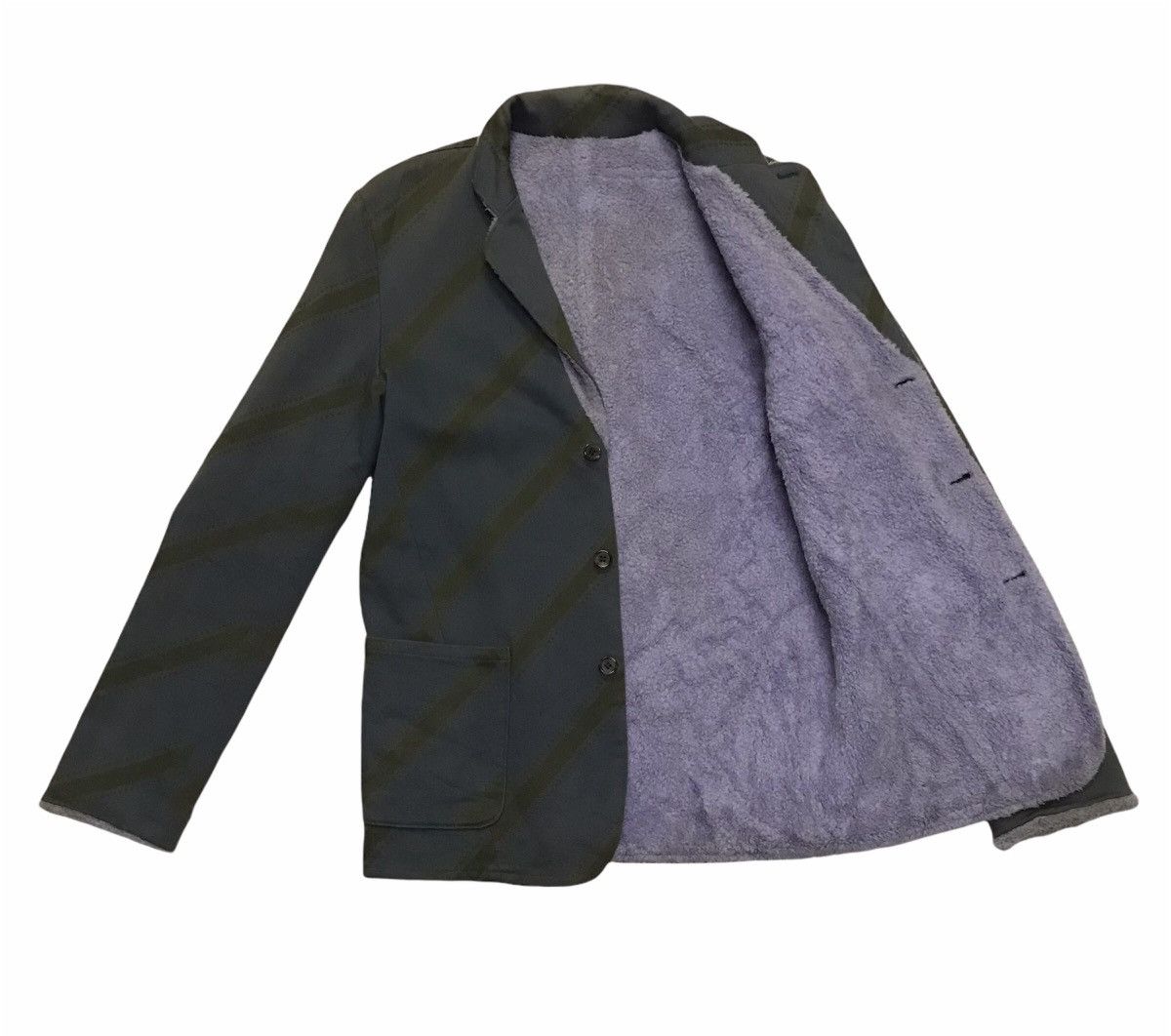 Japanese Brand Undercover AW01-02 reversable fleece suit jacket Size US M / EU 48-50 / 2 - 11 Thumbnail
