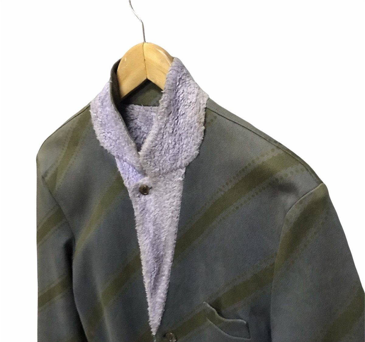 Japanese Brand Undercover AW01-02 reversable fleece suit jacket Size US M / EU 48-50 / 2 - 8 Thumbnail