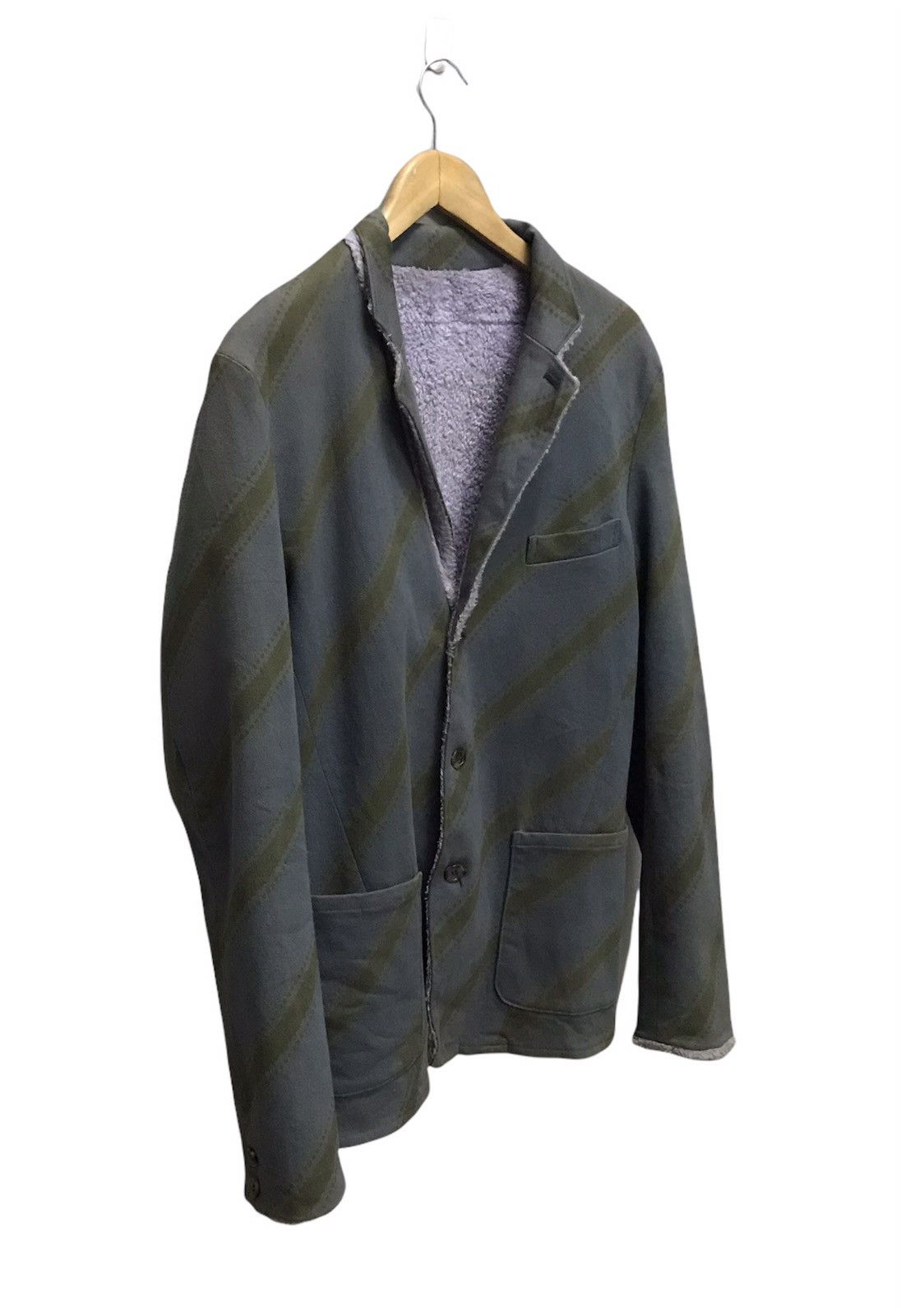 Japanese Brand Undercover AW01-02 reversable fleece suit jacket Size US M / EU 48-50 / 2 - 7 Thumbnail