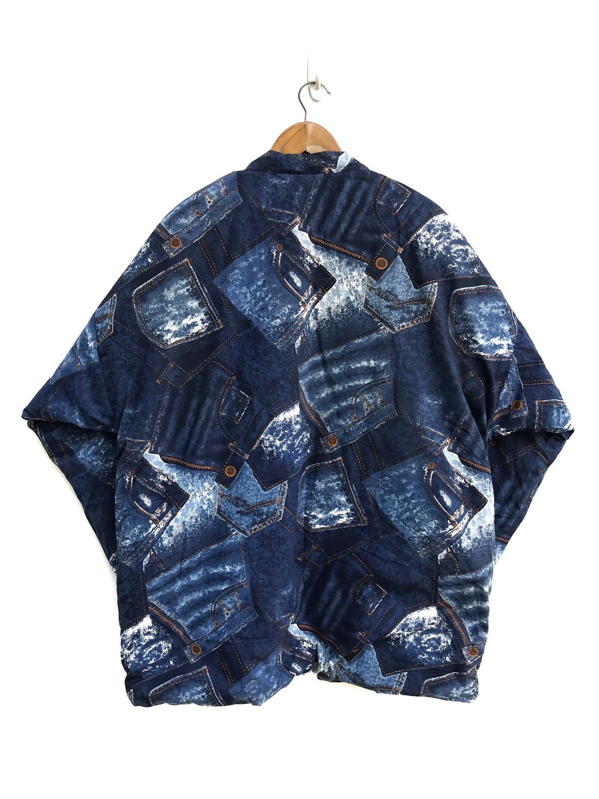 Japanese Brand Japanese Jeans Print Quilted Kimono Noragi Visvim Style Size US L / EU 52-54 / 3 - 2 Thumbnail