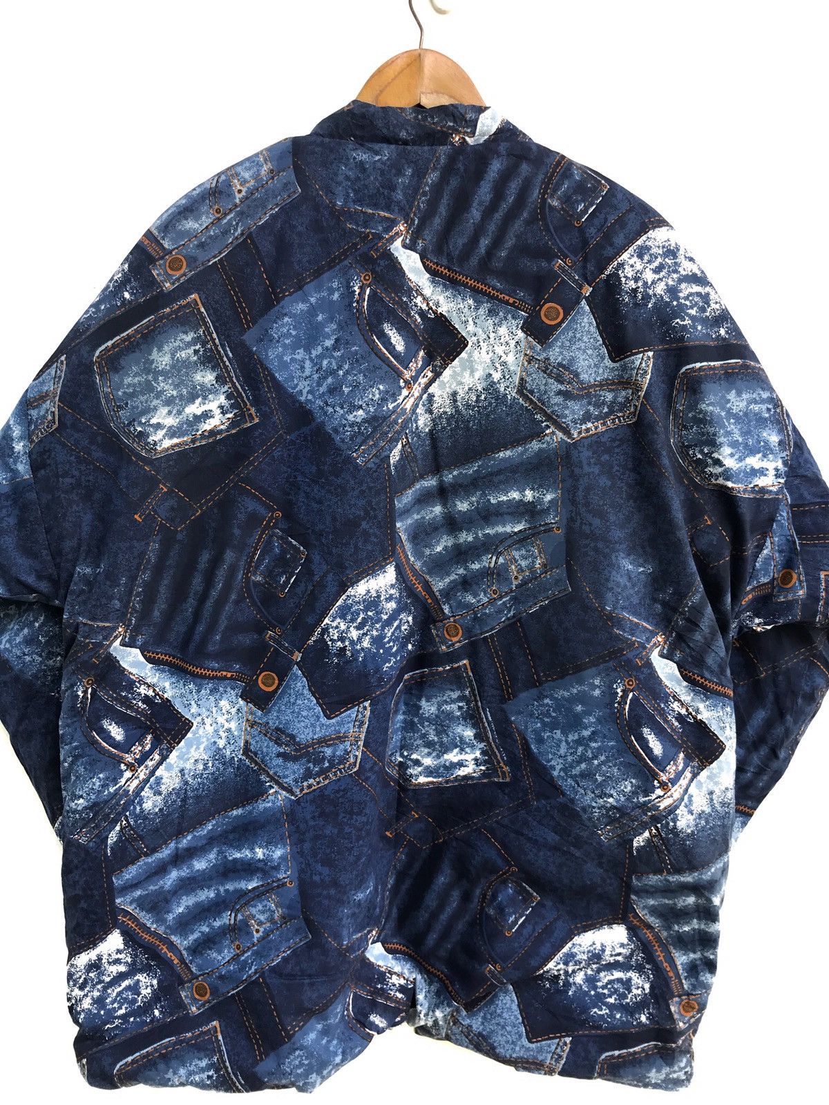 Japanese Brand Japanese Jeans Print Quilted Kimono Noragi Visvim Style Size US L / EU 52-54 / 3 - 4 Thumbnail