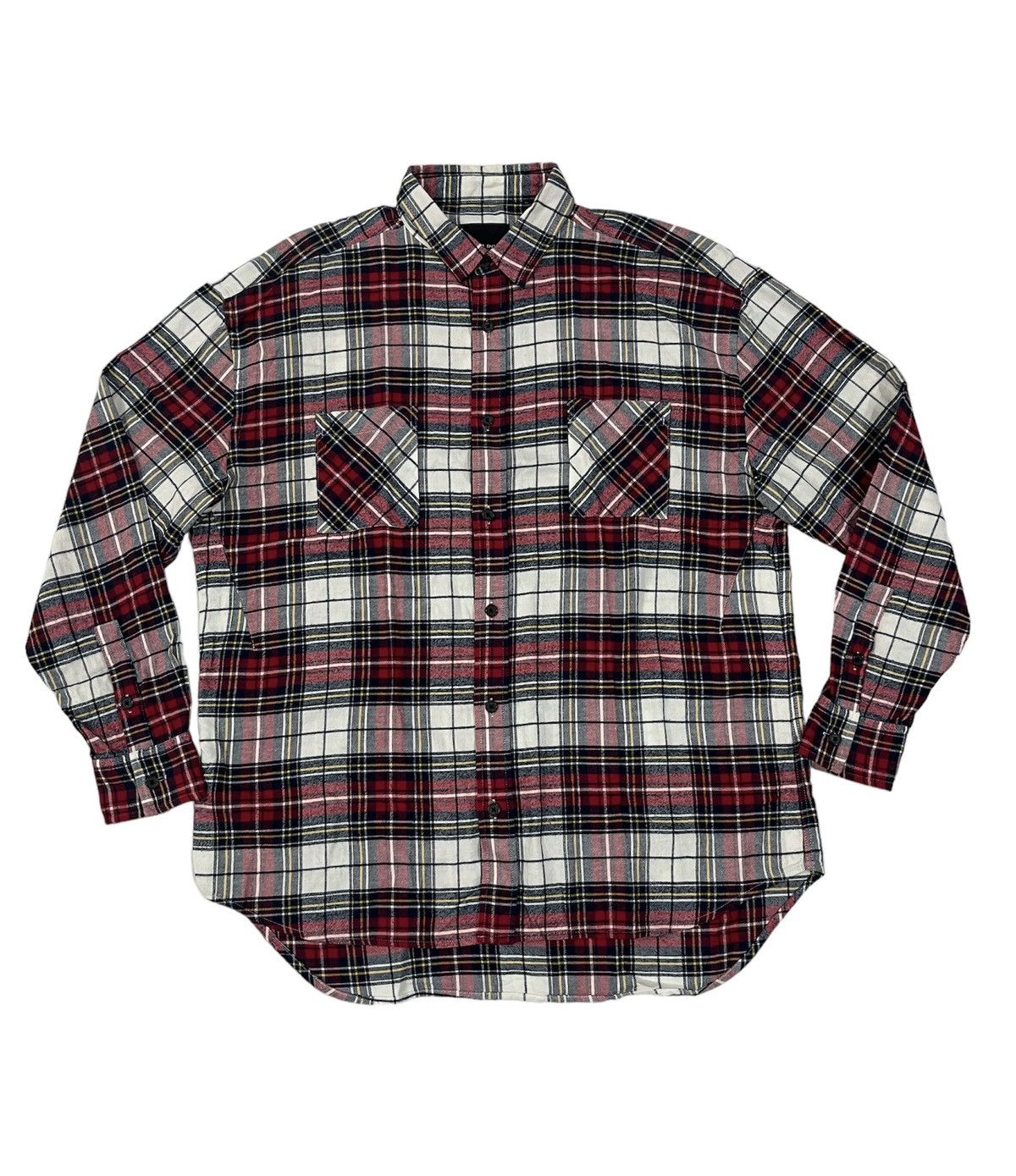 Japanese Brand Number (N)Ine Flannel Big Logo Flannel Shirt Size Size US M / EU 48-50 / 2 - 2 Thumbnail