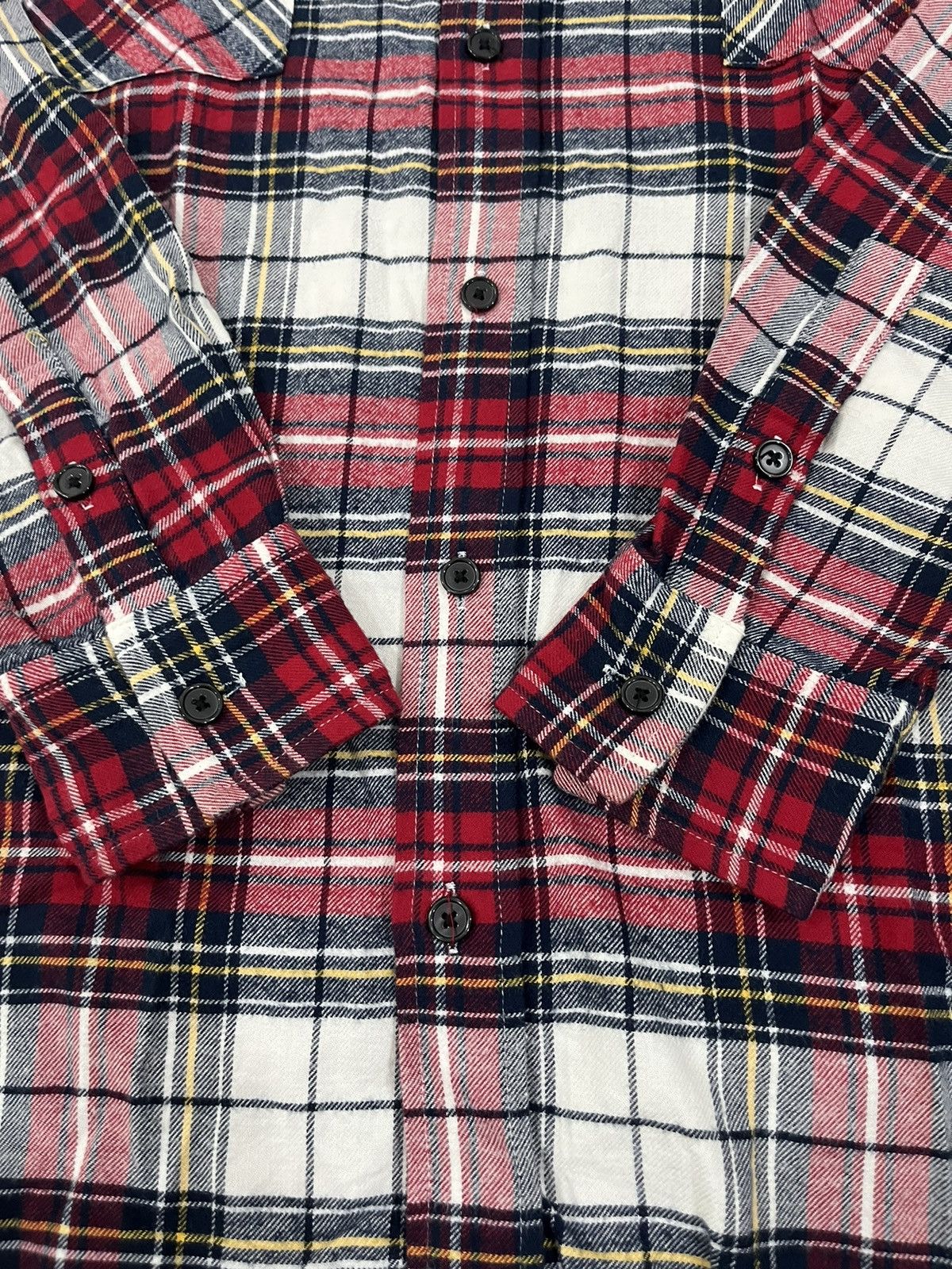 Japanese Brand Number (N)Ine Flannel Big Logo Flannel Shirt Size Size US M / EU 48-50 / 2 - 6 Thumbnail