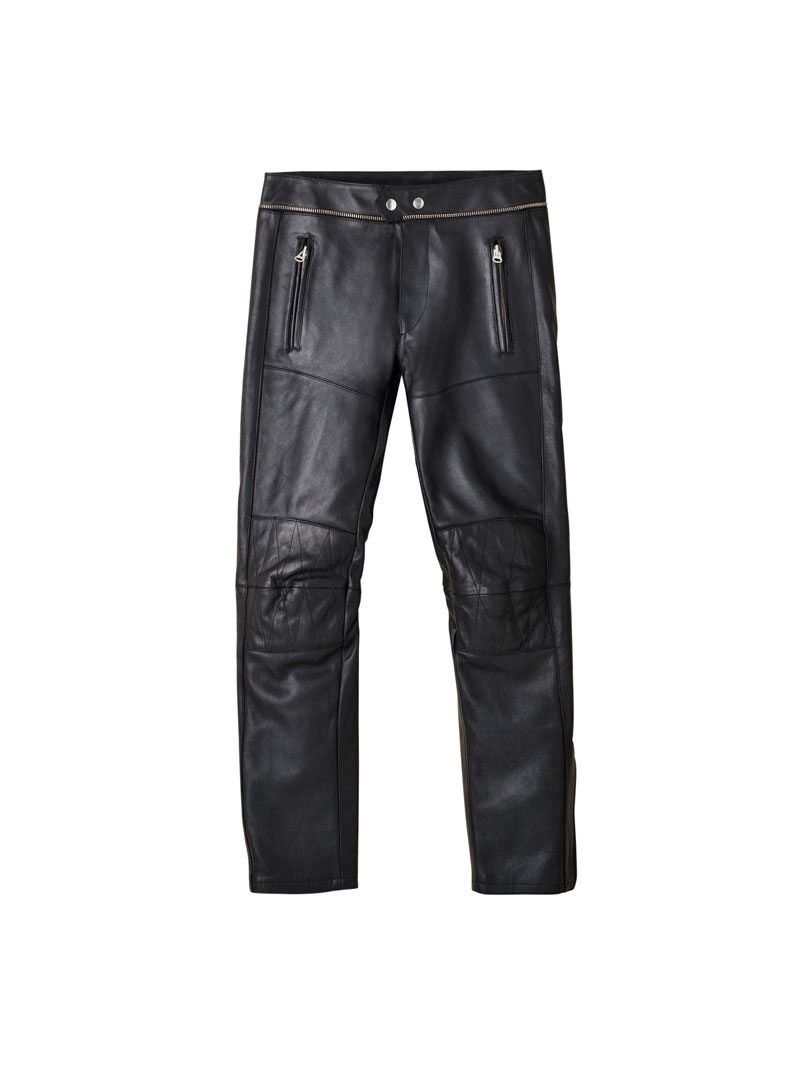 Genuine Leather × Isabel Marant × Leather NEW 2013 Isabel Marant Leather Biker Pants Size US 34 / EU 50 - 11 Thumbnail