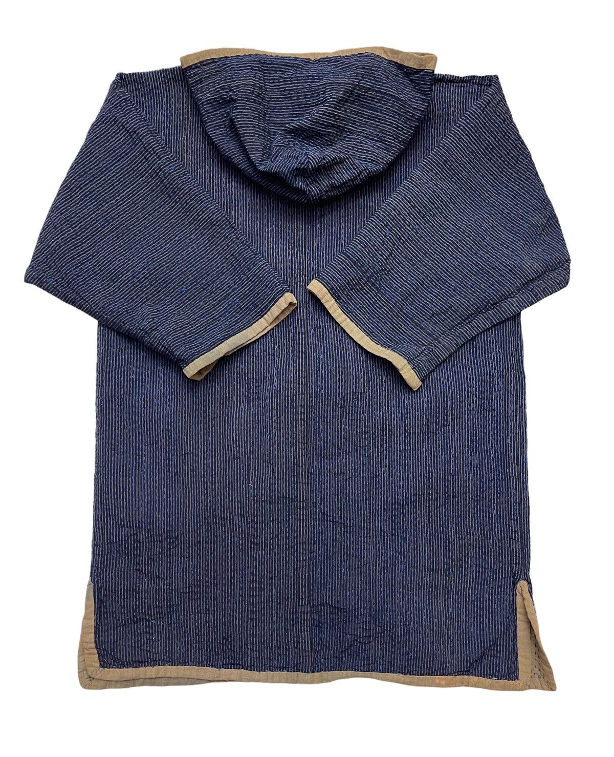 Vintage Pure Blue Indigo Boro Kapital Style Kimono Size US XL / EU 56 / 4 - 14 Thumbnail