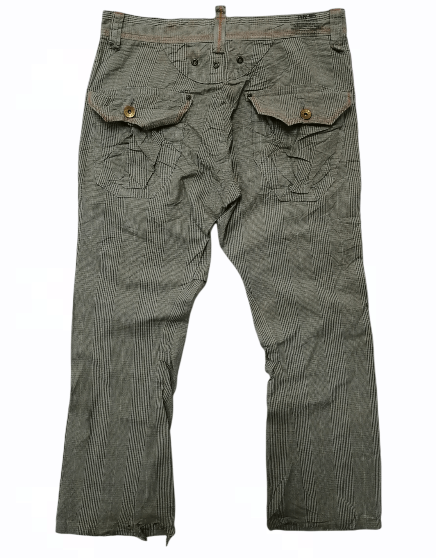 Edwin EDWIN 505 Khaki Multipocket Cargo Pants Size US 33 - 2 Thumbnail