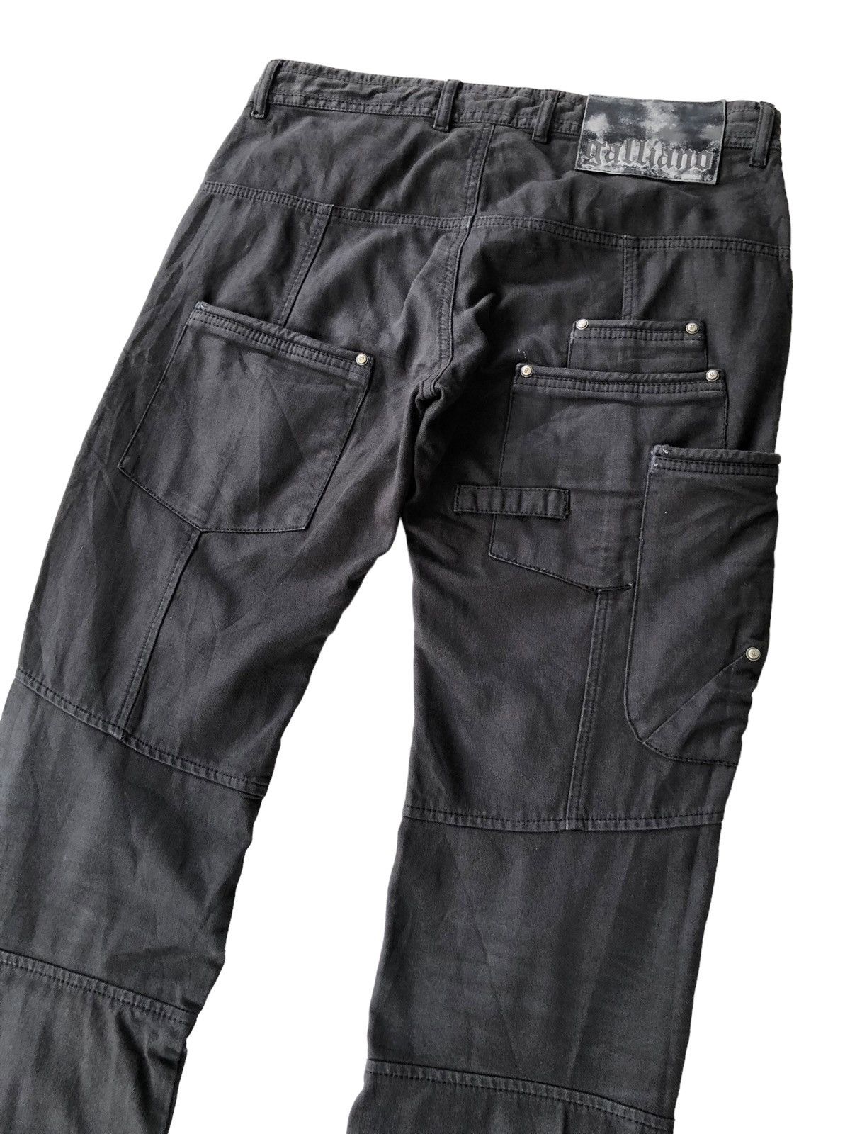 John Galliano John Galliano 🇮🇹 Tactical Multi Pocket Parachute Pants Size US 33 - 2 Thumbnail