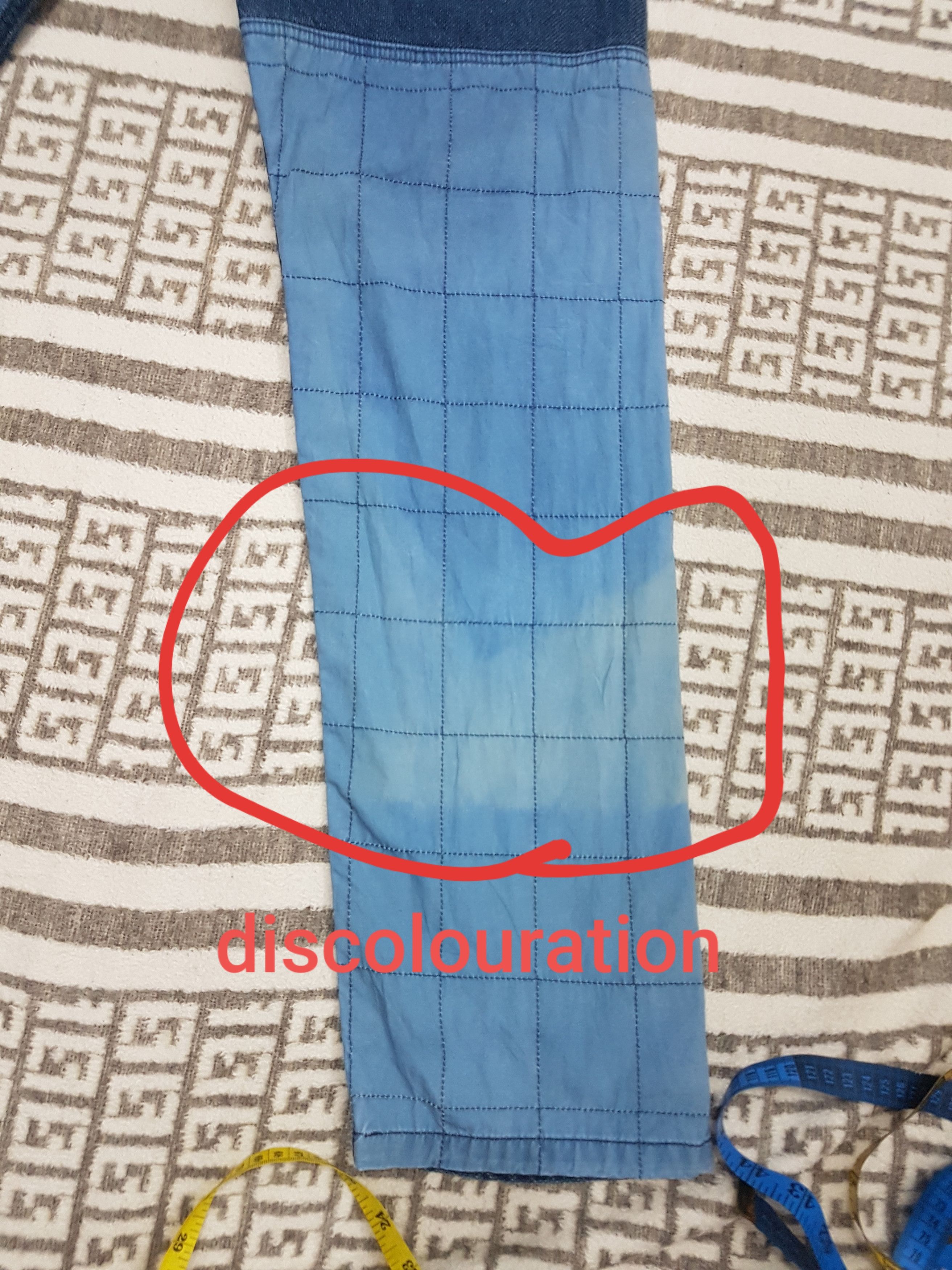Issey Miyake Nenet (Issey Miyake Ex Designer) Indigo Patchwork Pants Size US 30 / EU 46 - 11 Thumbnail