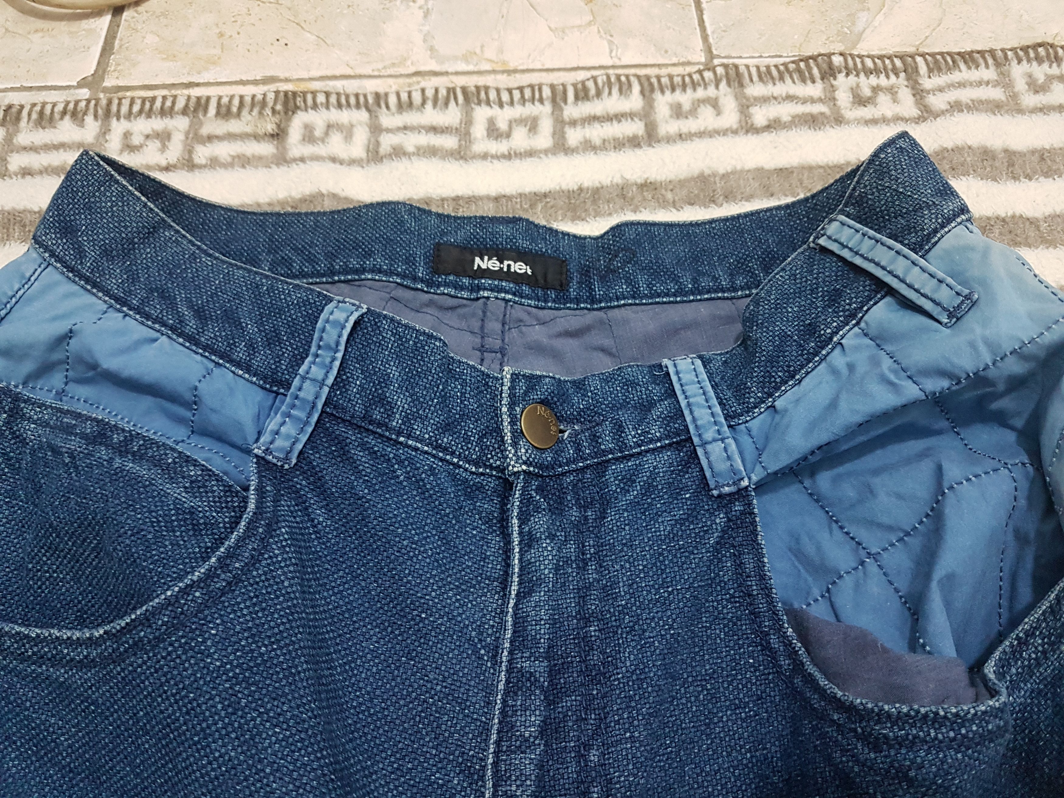 Issey Miyake Nenet (Issey Miyake Ex Designer) Indigo Patchwork Pants Size US 30 / EU 46 - 5 Thumbnail
