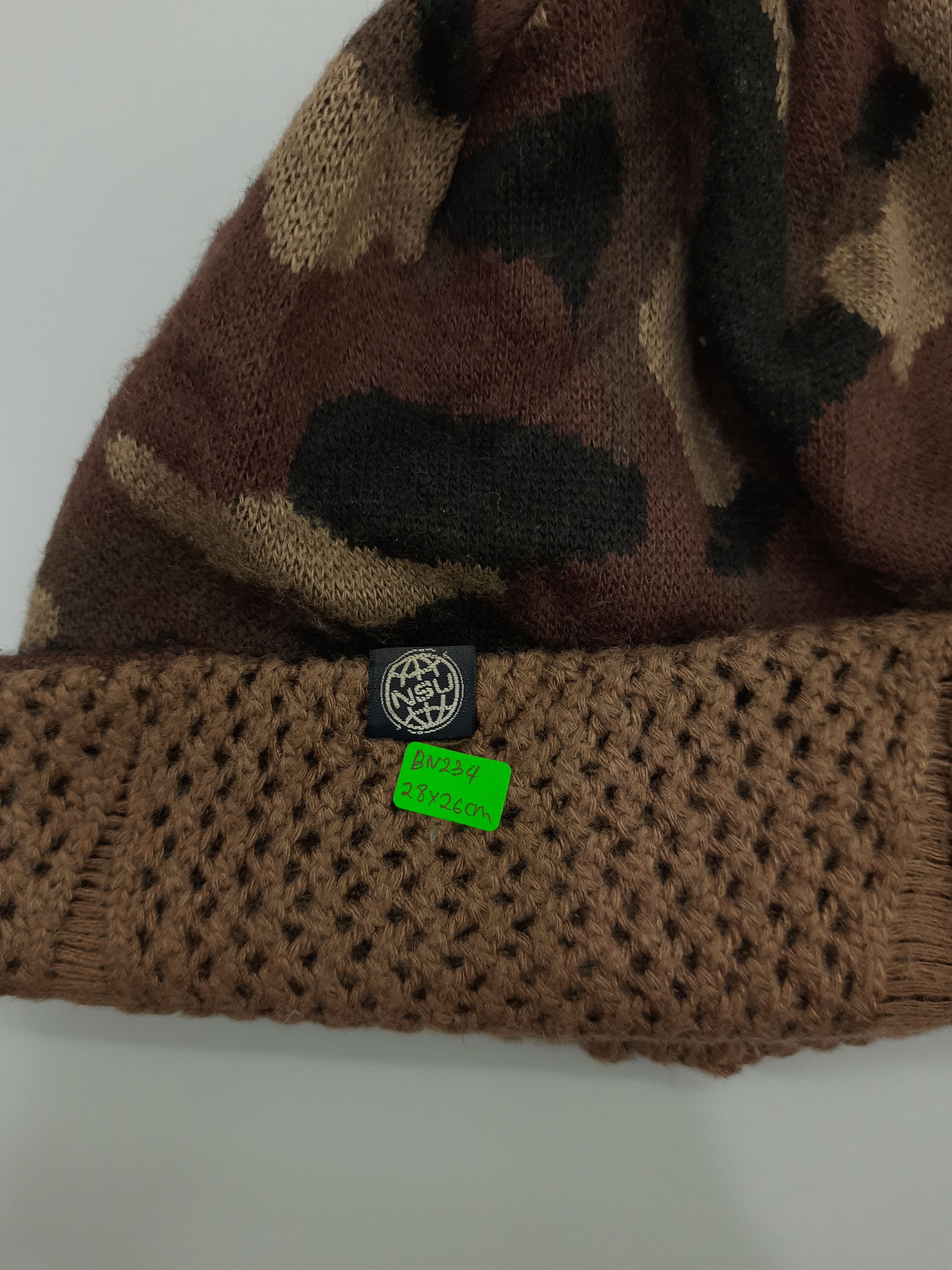Japanese Brand × Vintage NSU Camo Army Beanie Hat/Cap - BN235 Size ONE SIZE - 8 Thumbnail
