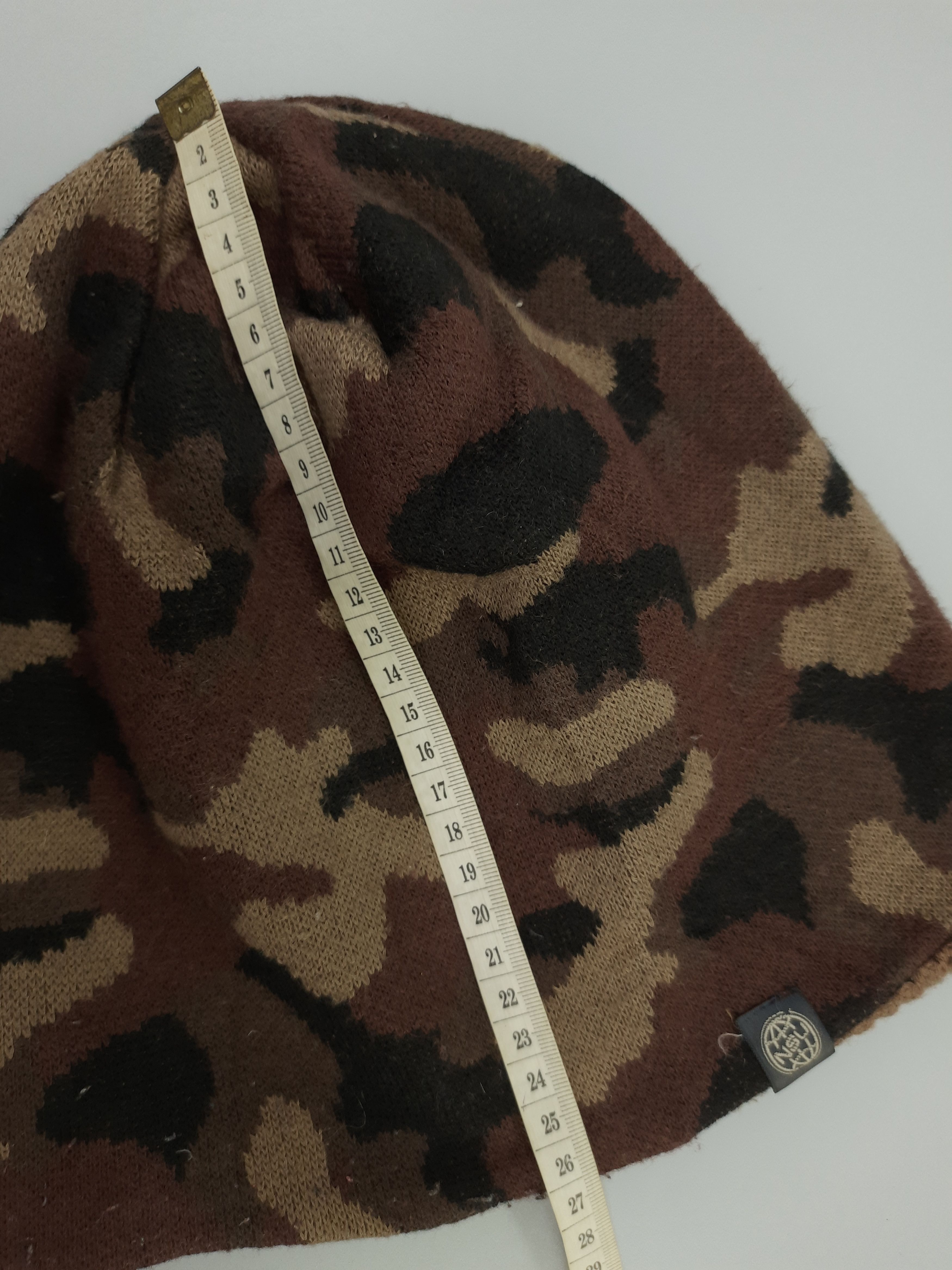 Japanese Brand × Vintage NSU Camo Army Beanie Hat/Cap - BN235 Size ONE SIZE - 7 Thumbnail