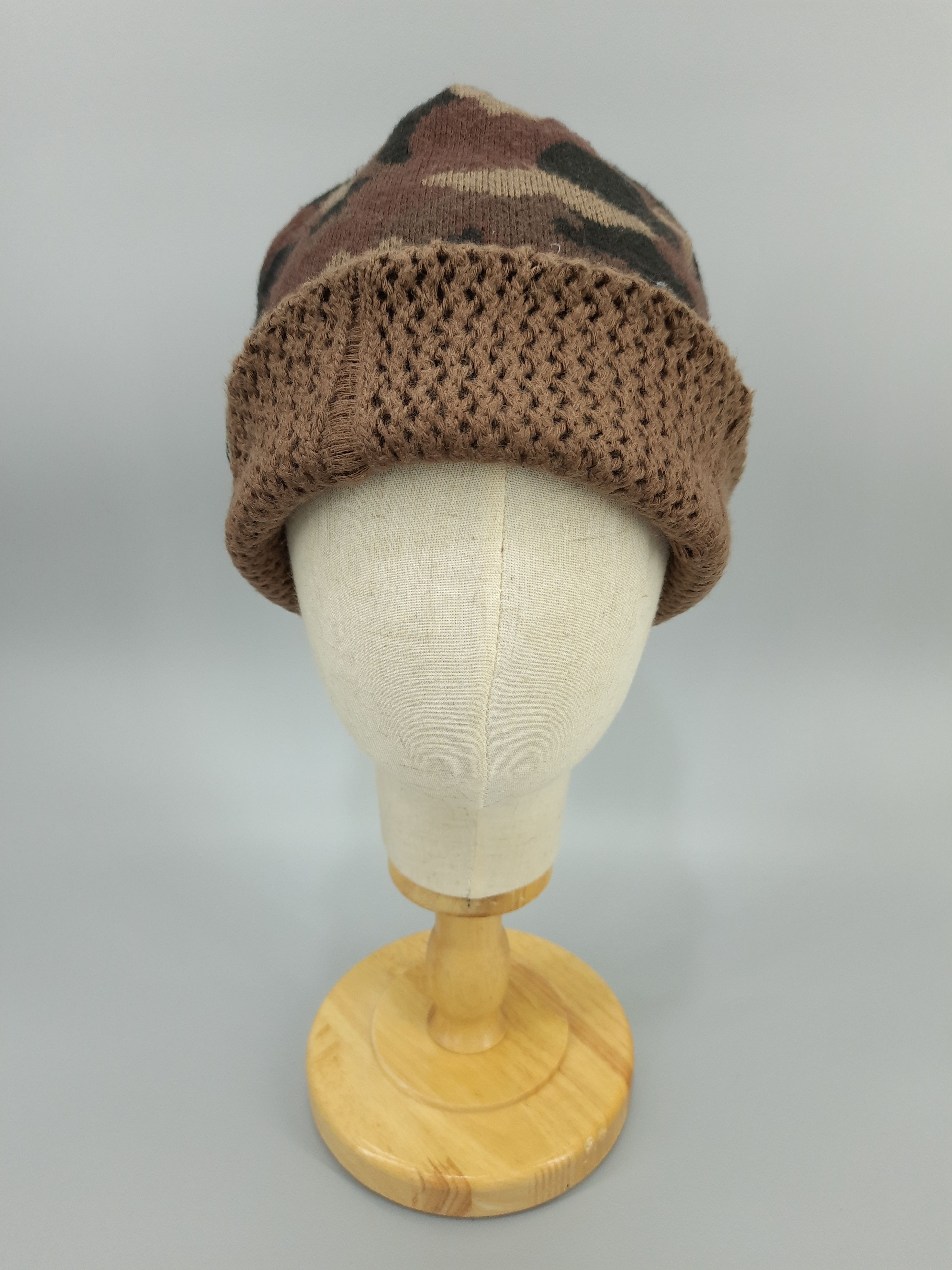 Japanese Brand × Vintage NSU Camo Army Beanie Hat/Cap - BN235 Size ONE SIZE - 2 Thumbnail