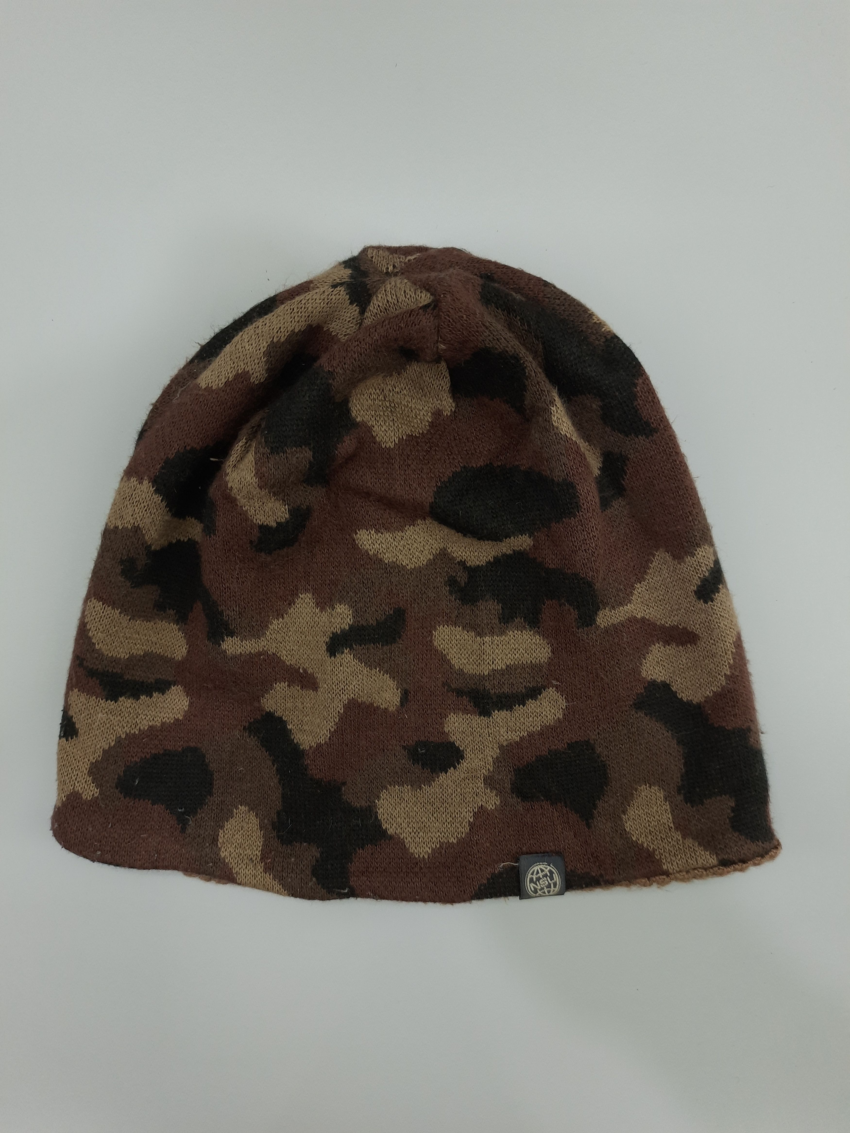 Japanese Brand × Vintage NSU Camo Army Beanie Hat/Cap - BN235 Size ONE SIZE - 3 Thumbnail