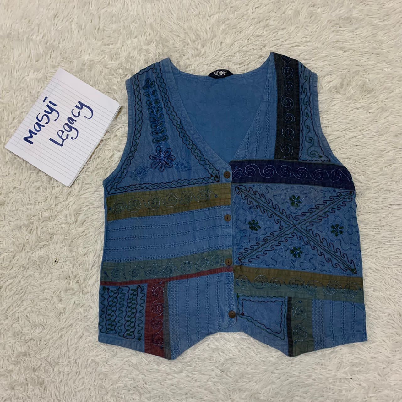 Japanese Brand Glendios vest Size US M / EU 48-50 / 2 - 1 Thumbnail