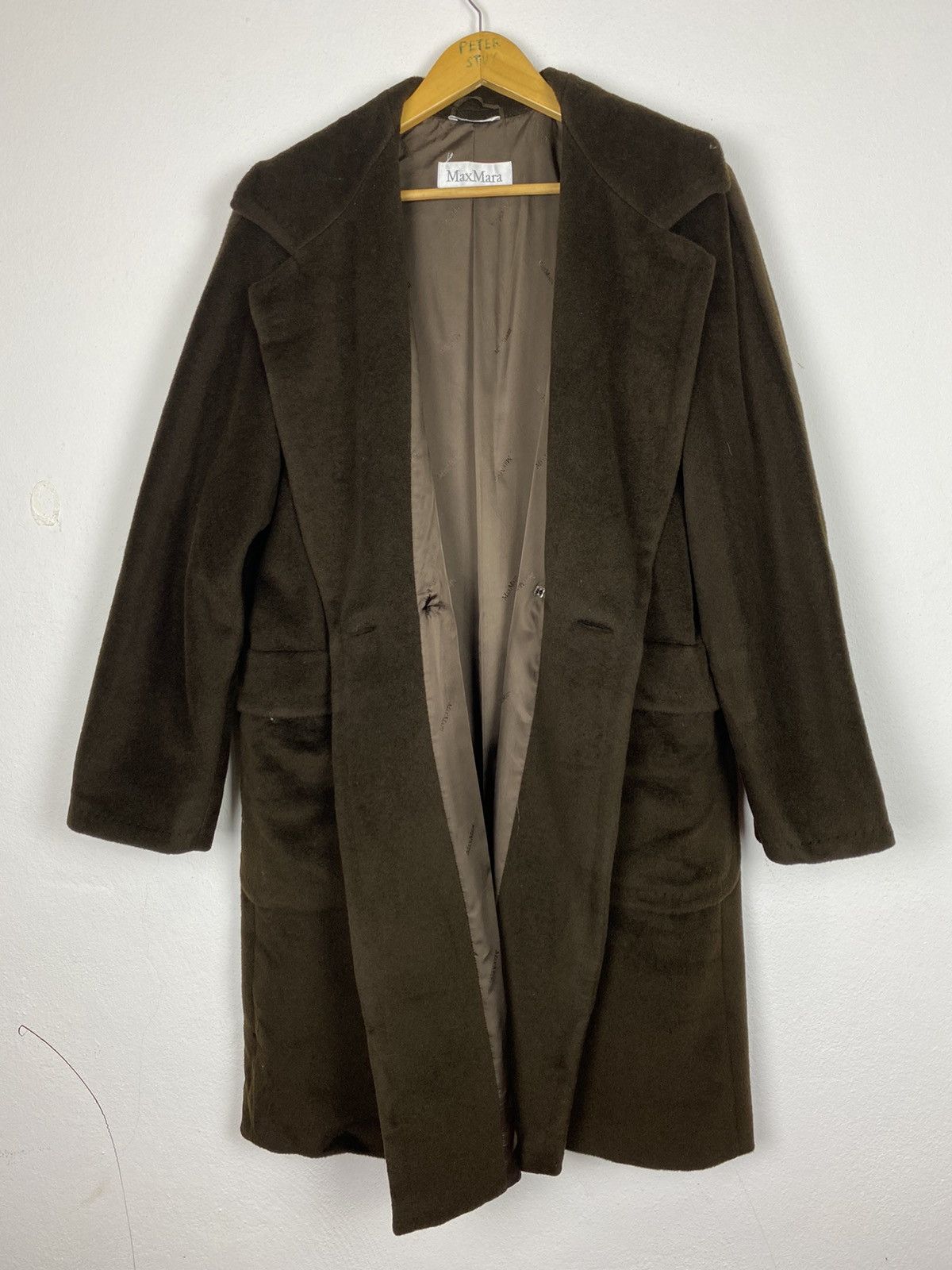 Max Mara Max Mara Cashmere Long Coat Style Size L / US 10 / IT 46 - 2 Thumbnail