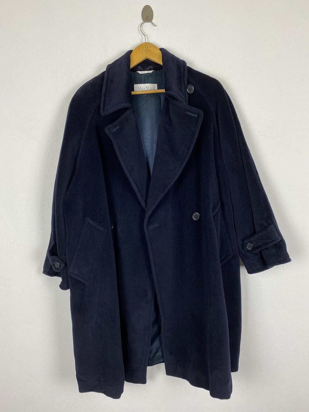 Max Mara GK160 MAX MARA MADE ITALY OVERCOAT Size L / US 10 / IT 46 - 3 Thumbnail