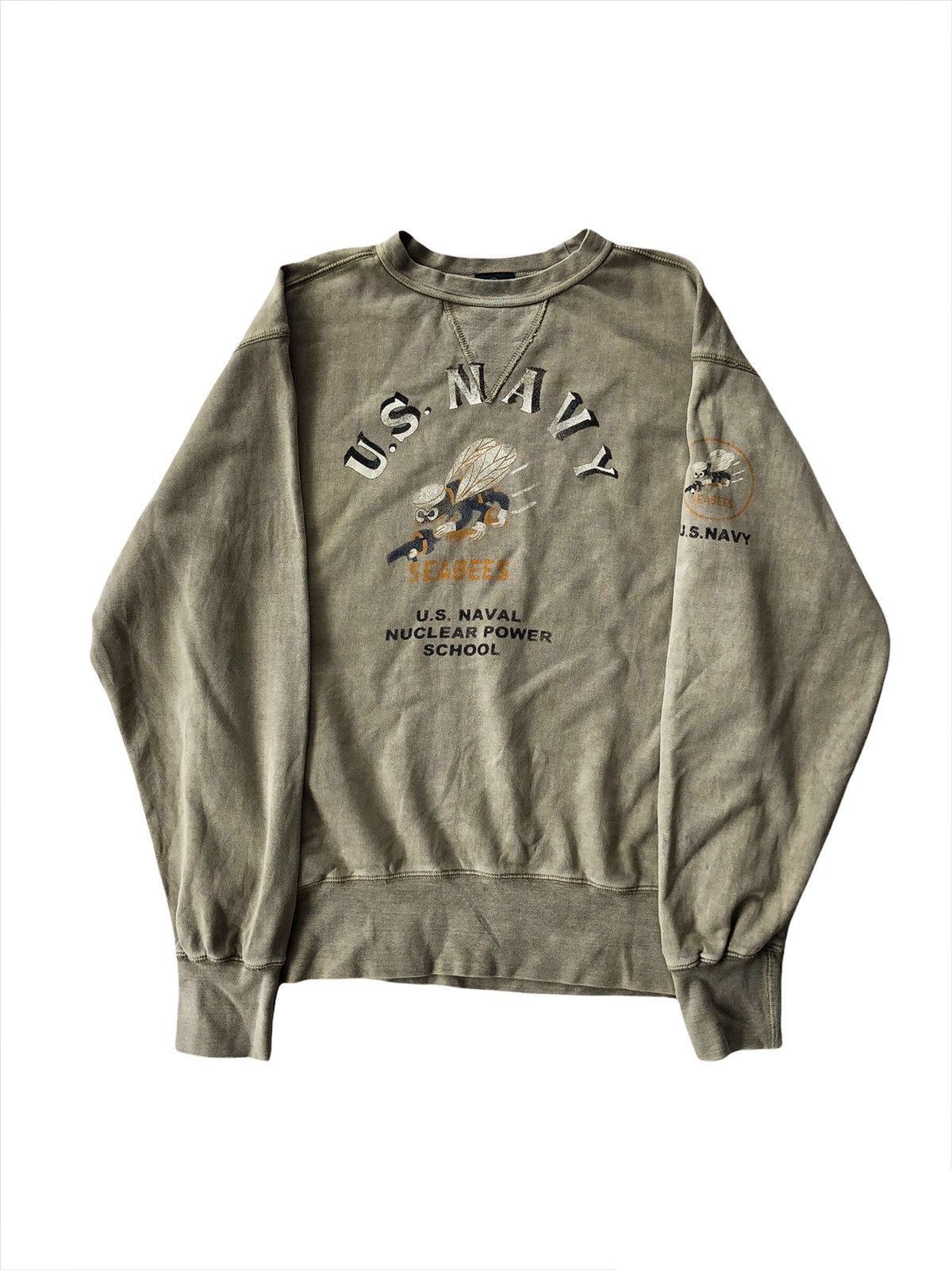 Buzz Rickson's GRAIL🔥OG Houston 🇯🇵 USN Nuclear Crewneck Sweater Size US L / EU 52-54 / 3 - 2 Thumbnail